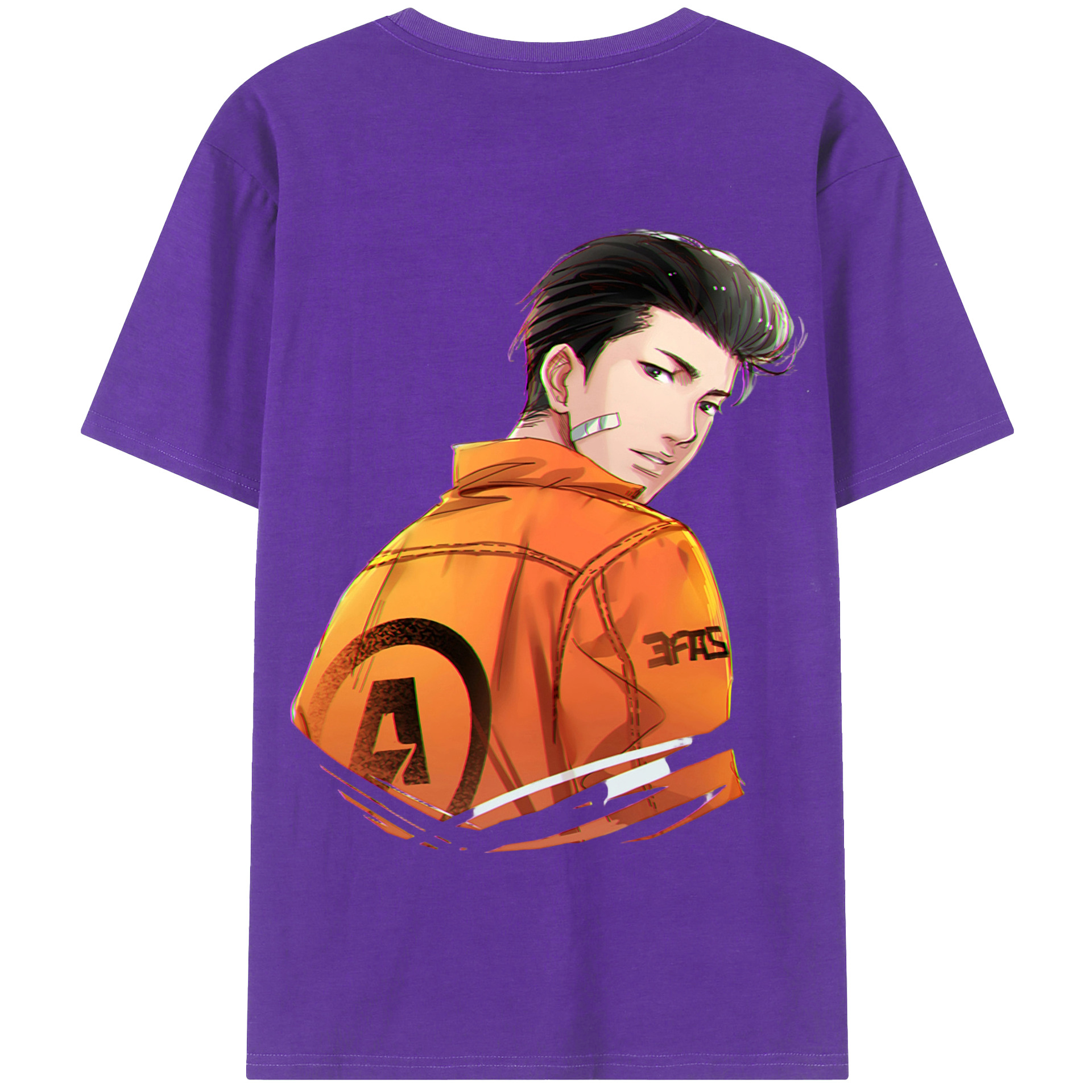 SLAM DUNK／スラムダンク 綿100％半袖Tシャツ（背面プリント）