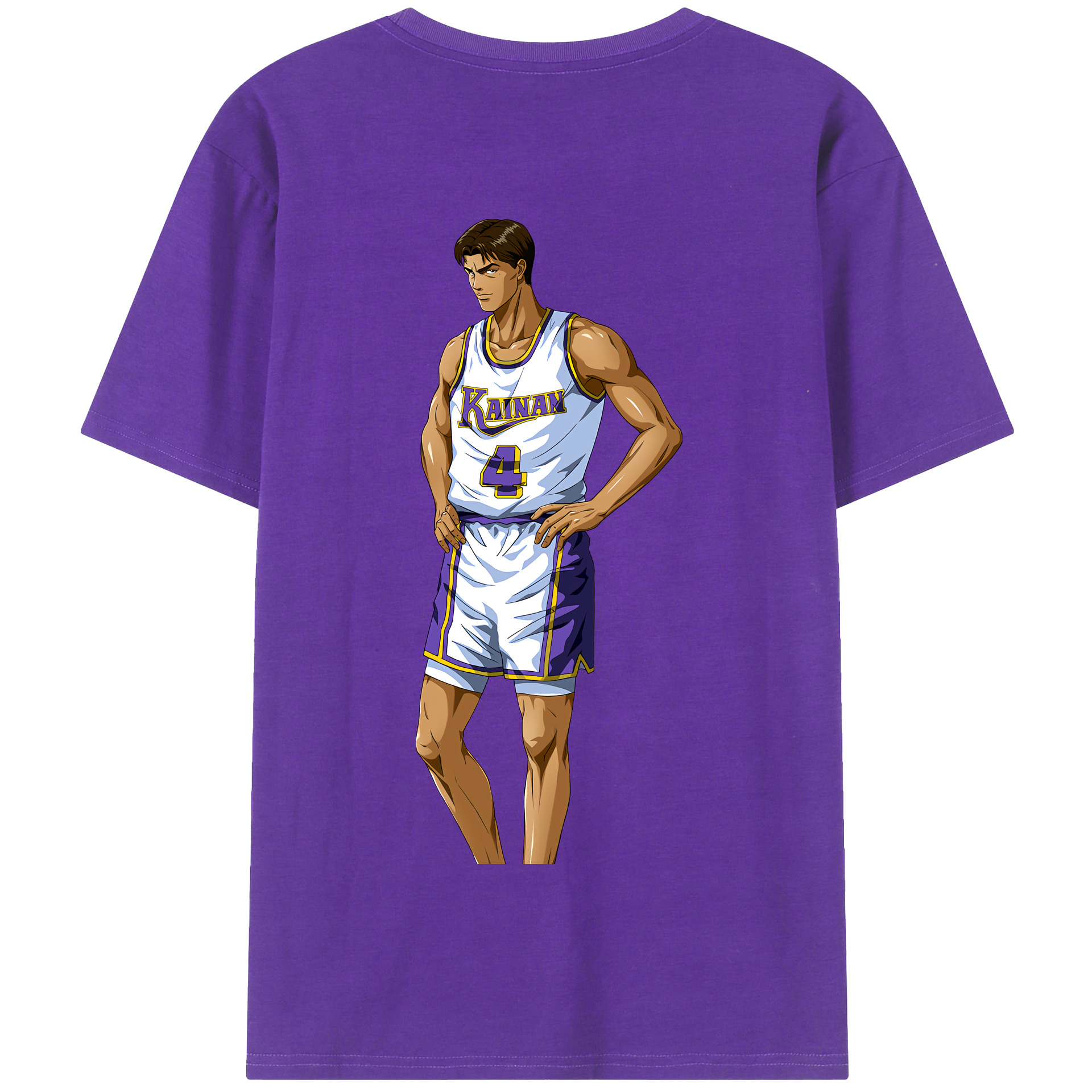（画像用） SLAM DUNK／スラムダンク 綿100％半袖Tシャツ（背面プリント）