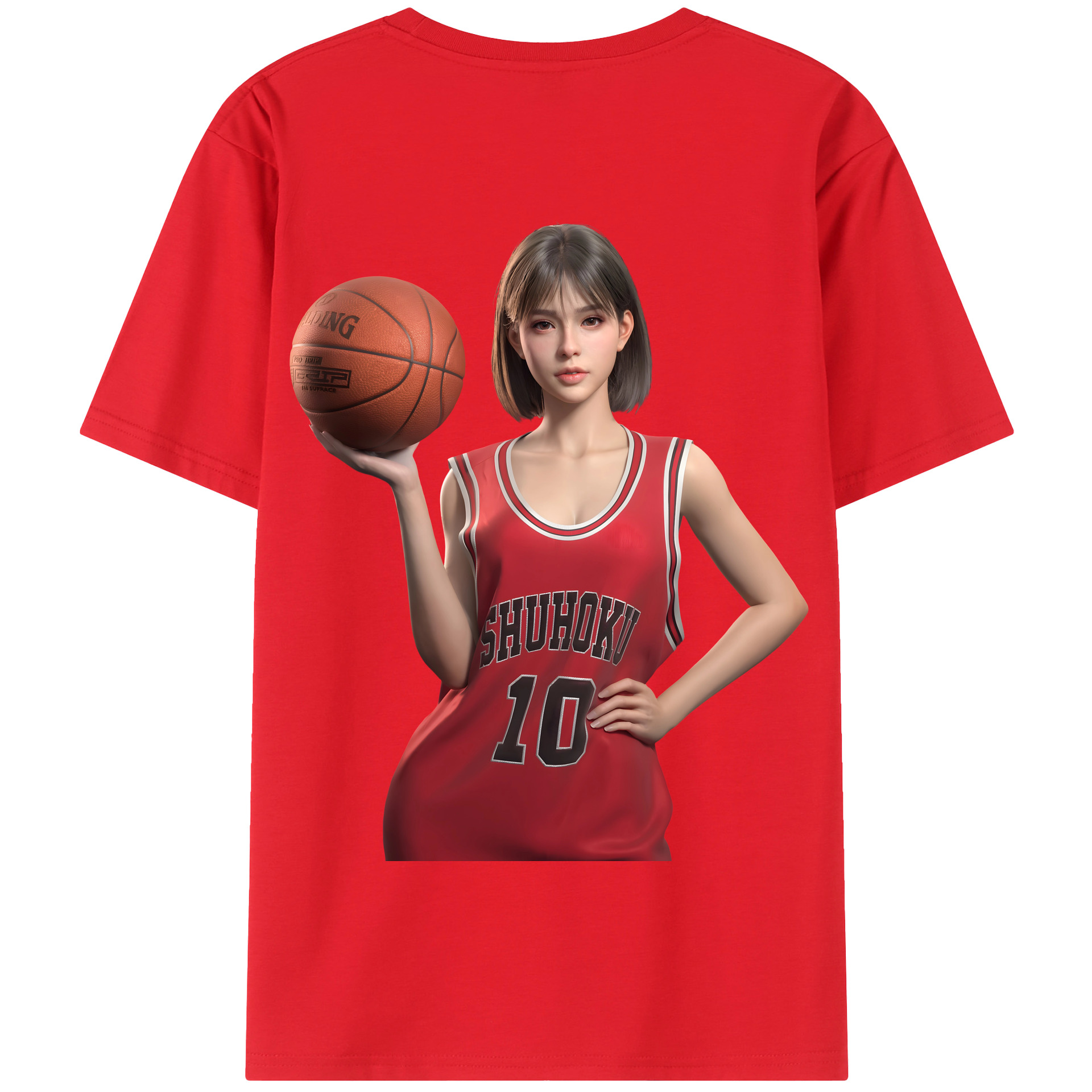 SLAM DUNK／スラムダンク 綿100％半袖Tシャツ（背面プリント）