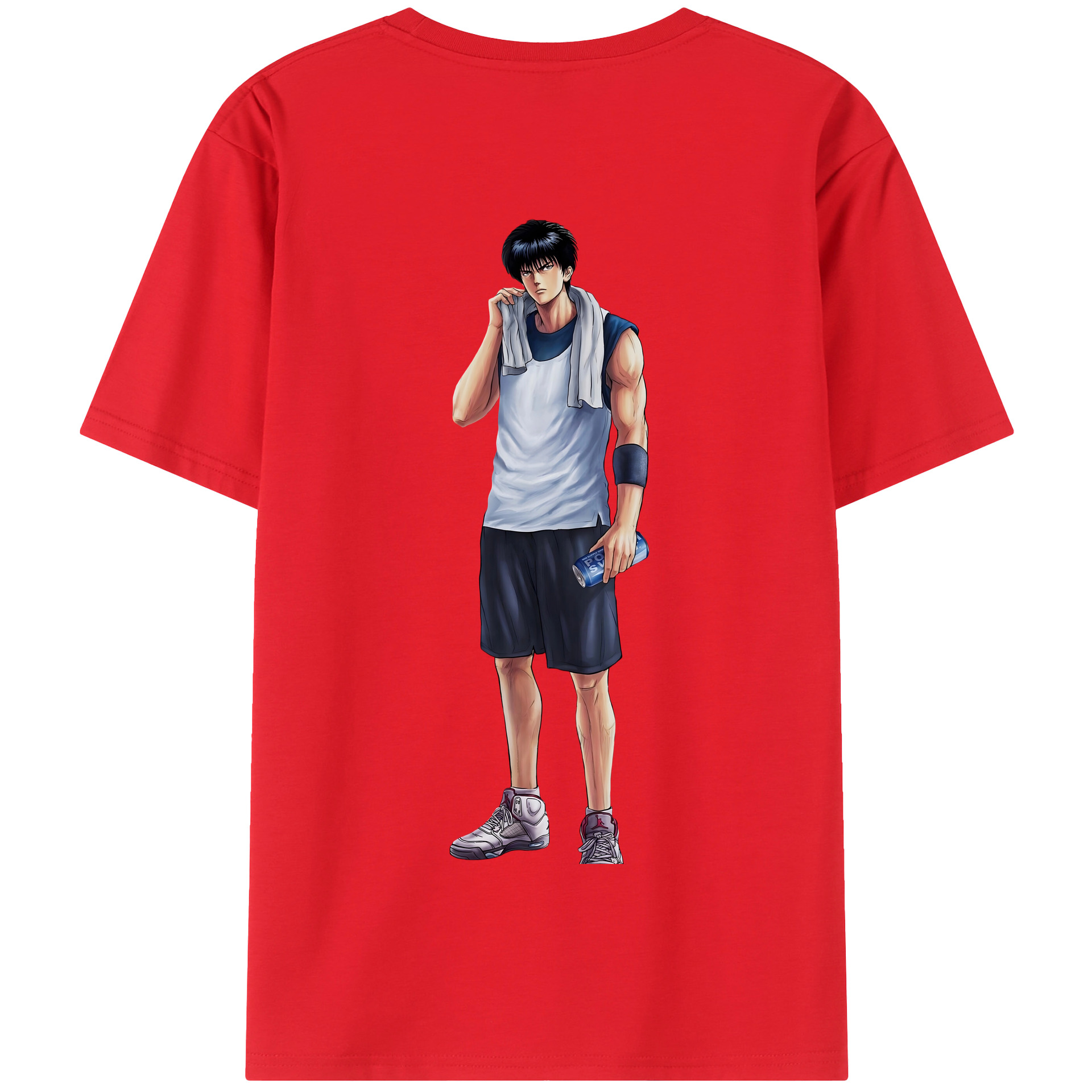 SLAM DUNK／スラムダンク 綿100％半袖Tシャツ（背面プリント）