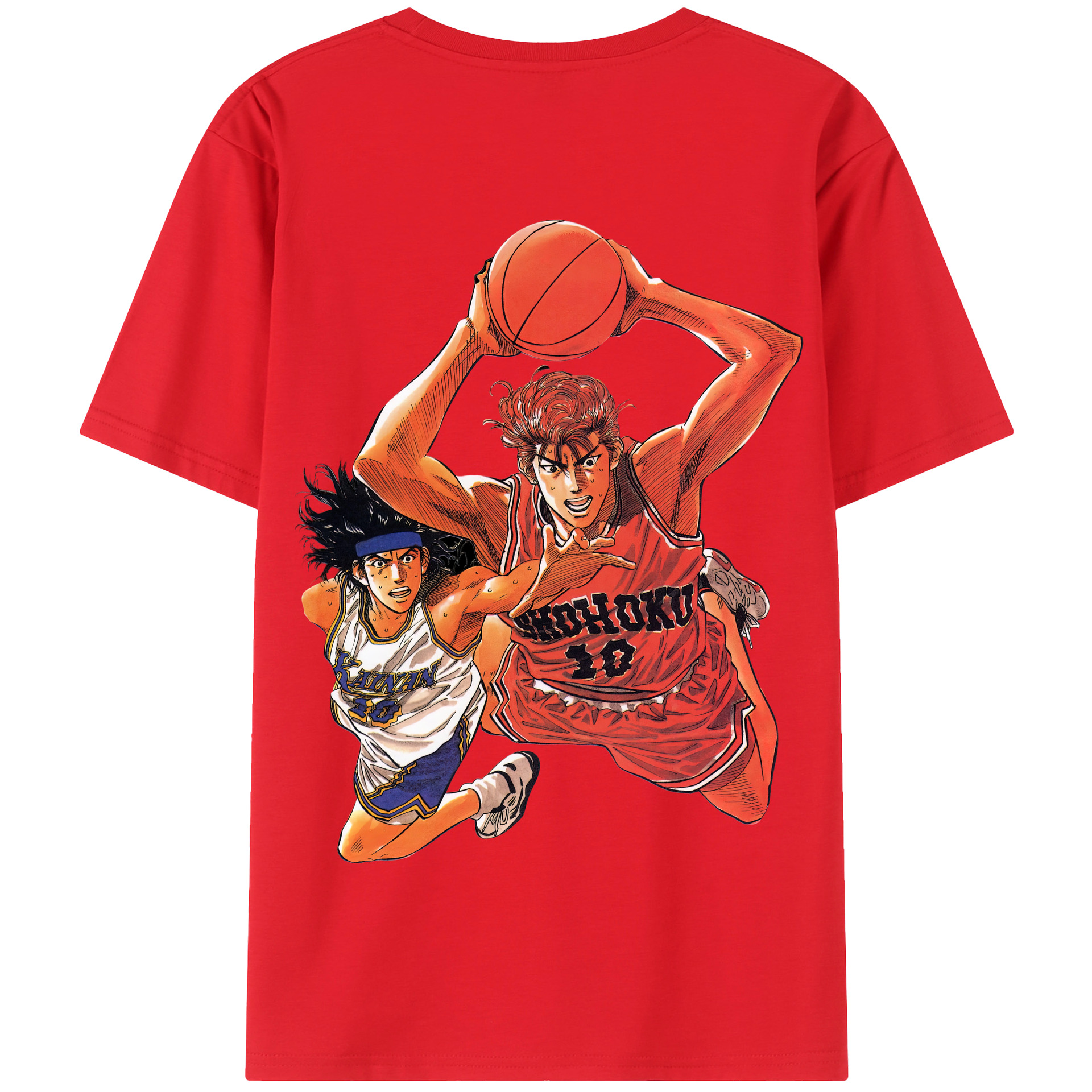 （画像用） SLAM DUNK／スラムダンク 綿100％半袖Tシャツ（背面プリント）
