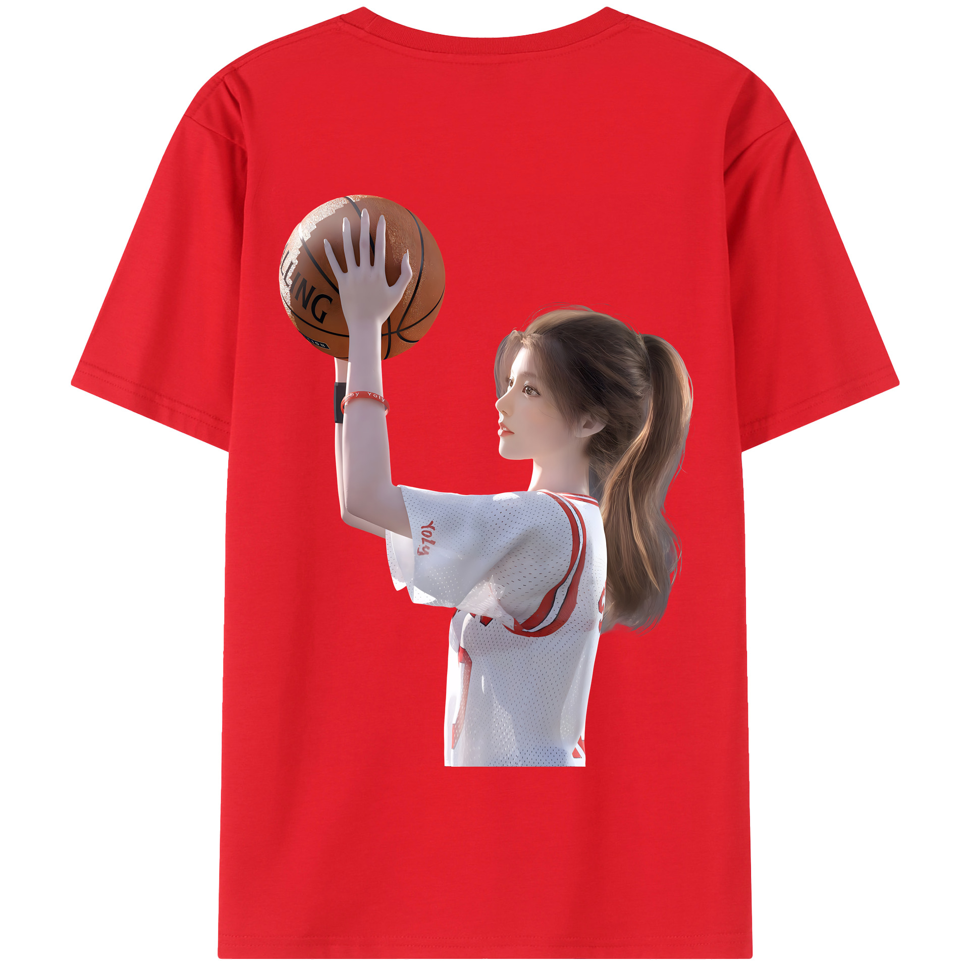 SLAM DUNK／スラムダンク 綿100％半袖Tシャツ（背面プリント）