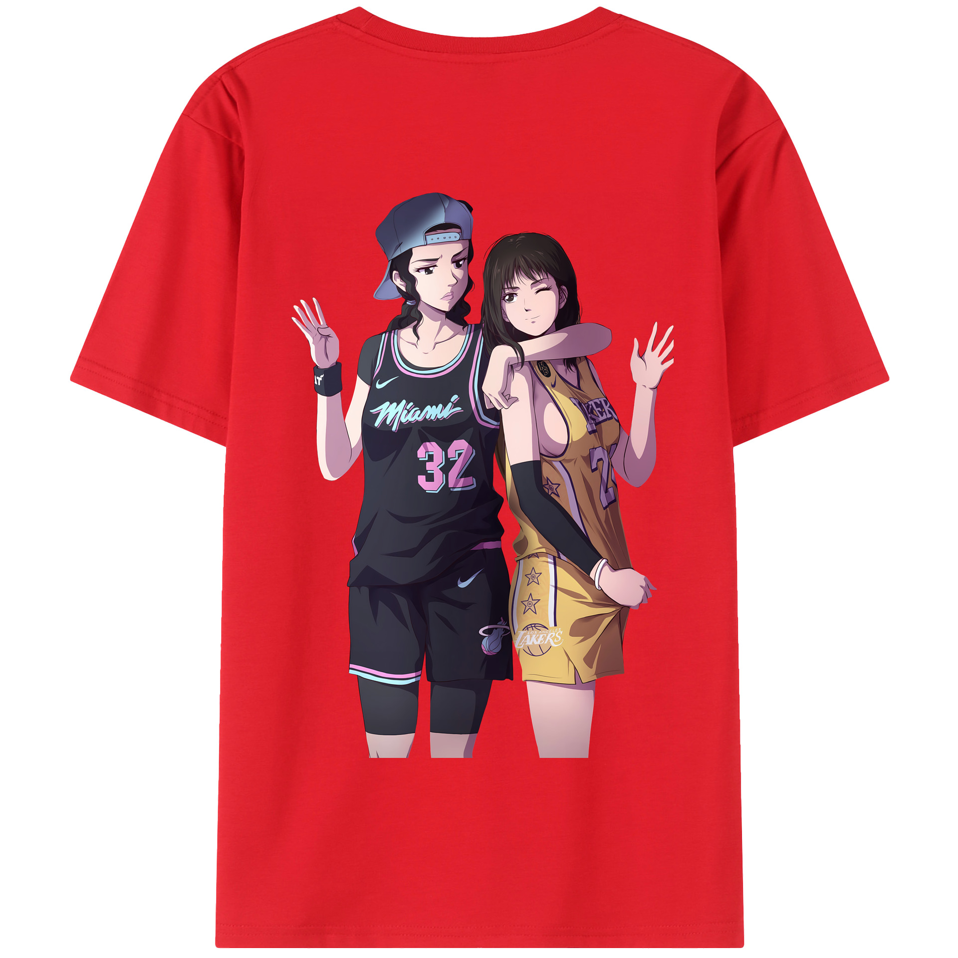 （画像用） SLAM DUNK／スラムダンク 綿100％半袖Tシャツ（背面プリント）