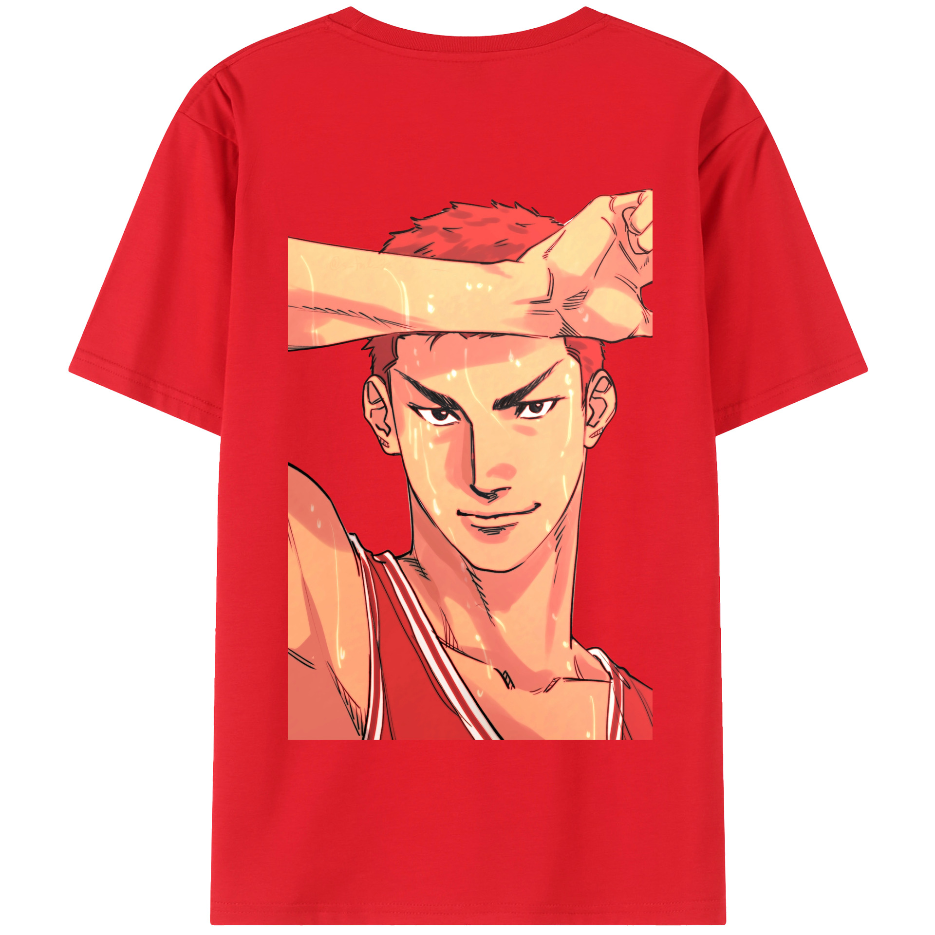 SLAM DUNK／スラムダンク 綿100％半袖Tシャツ（背面プリント）