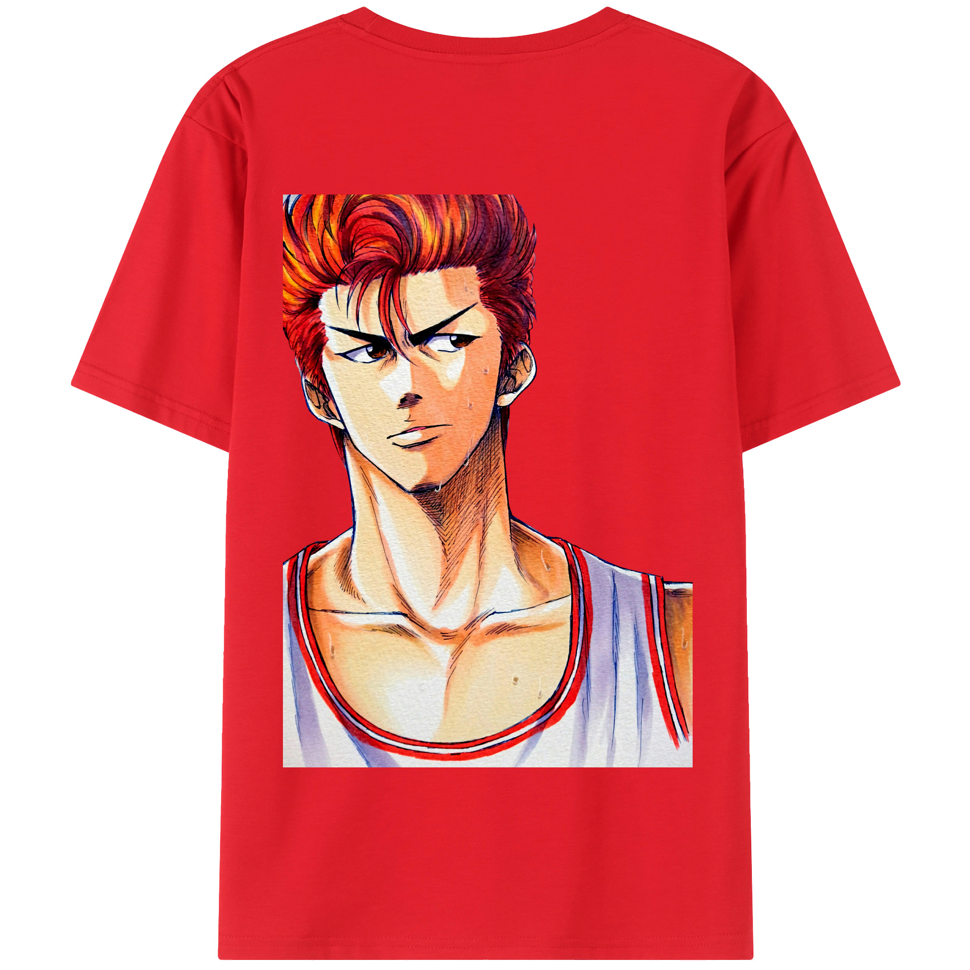 SLAM DUNK／スラムダンク 綿100％半袖Tシャツ（背面プリント）