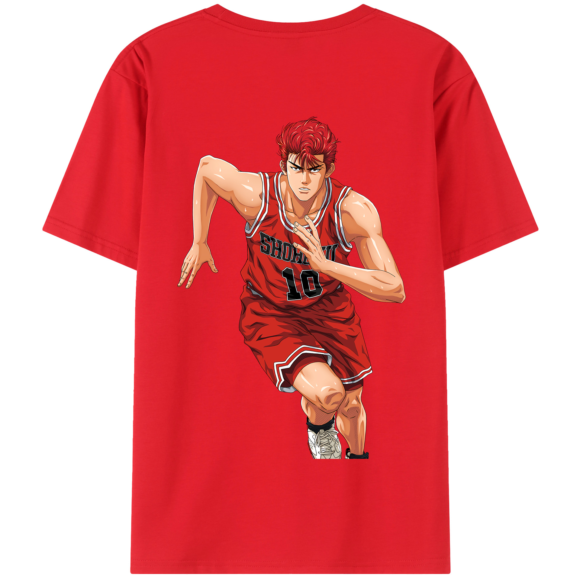 SLAM DUNK／スラムダンク 綿100％半袖Tシャツ（背面プリント）