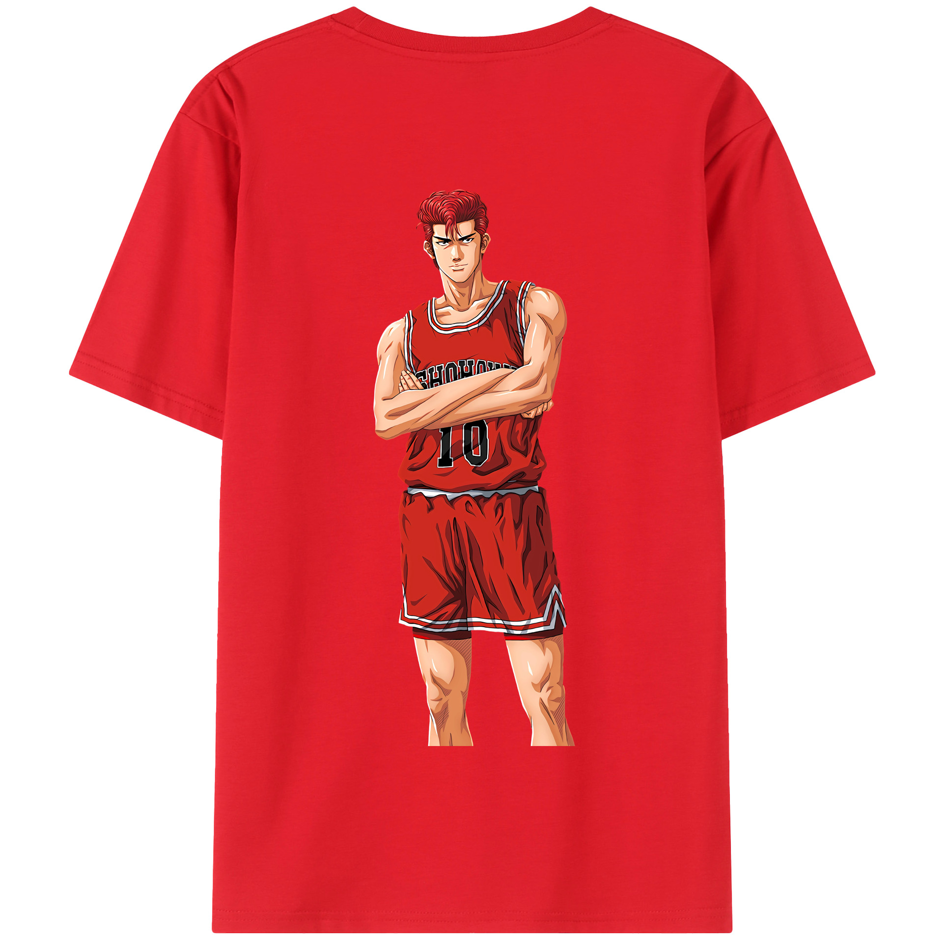 SLAM DUNK／スラムダンク 綿100％半袖Tシャツ（背面プリント）