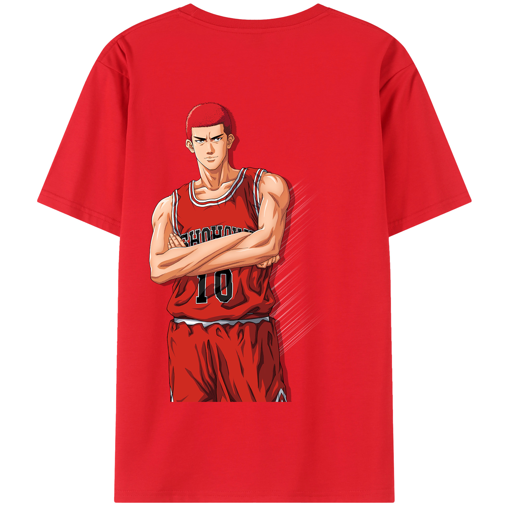 SLAM DUNK／スラムダンク 綿100％半袖Tシャツ（背面プリント）