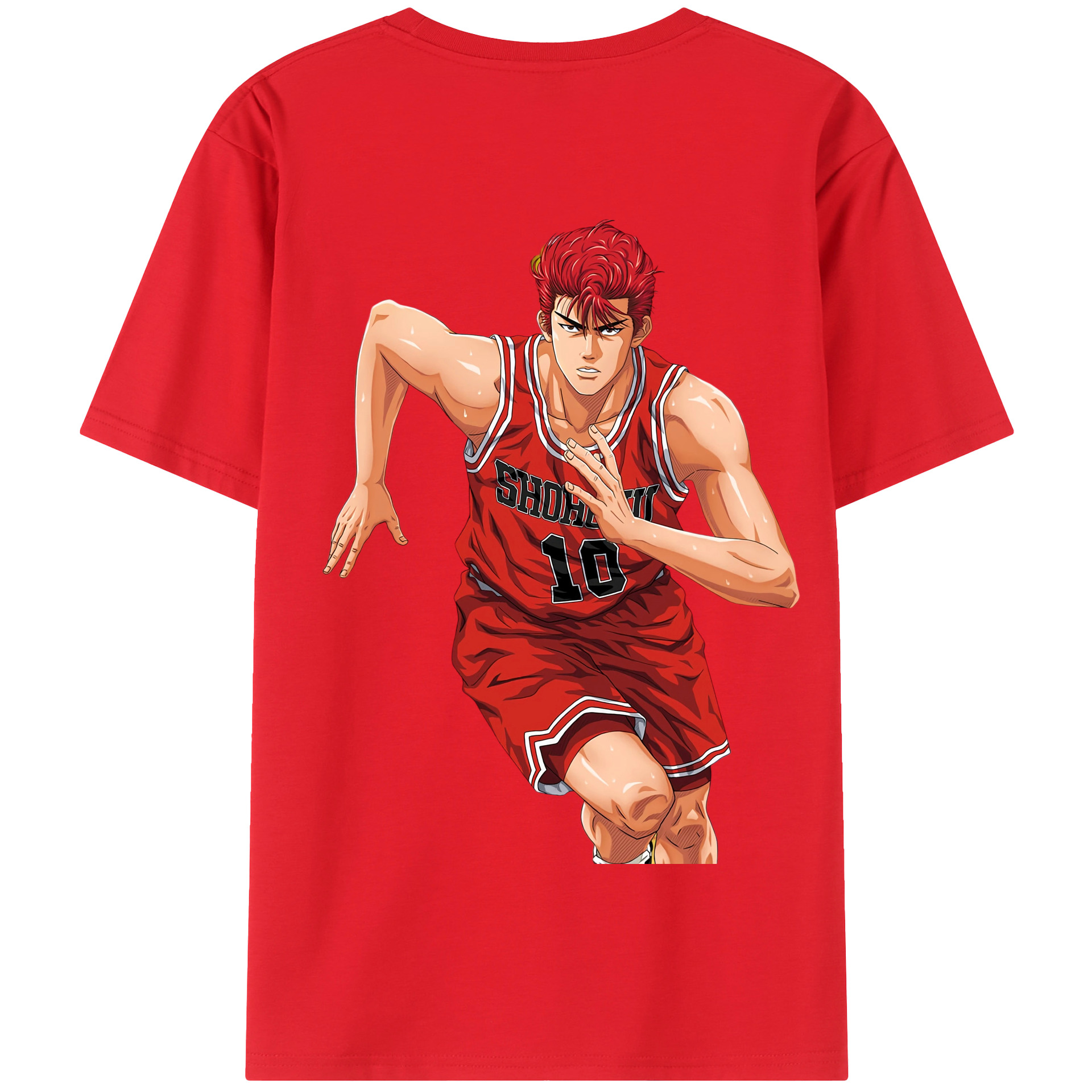 SLAM DUNK／スラムダンク 綿100％半袖Tシャツ（背面プリント）