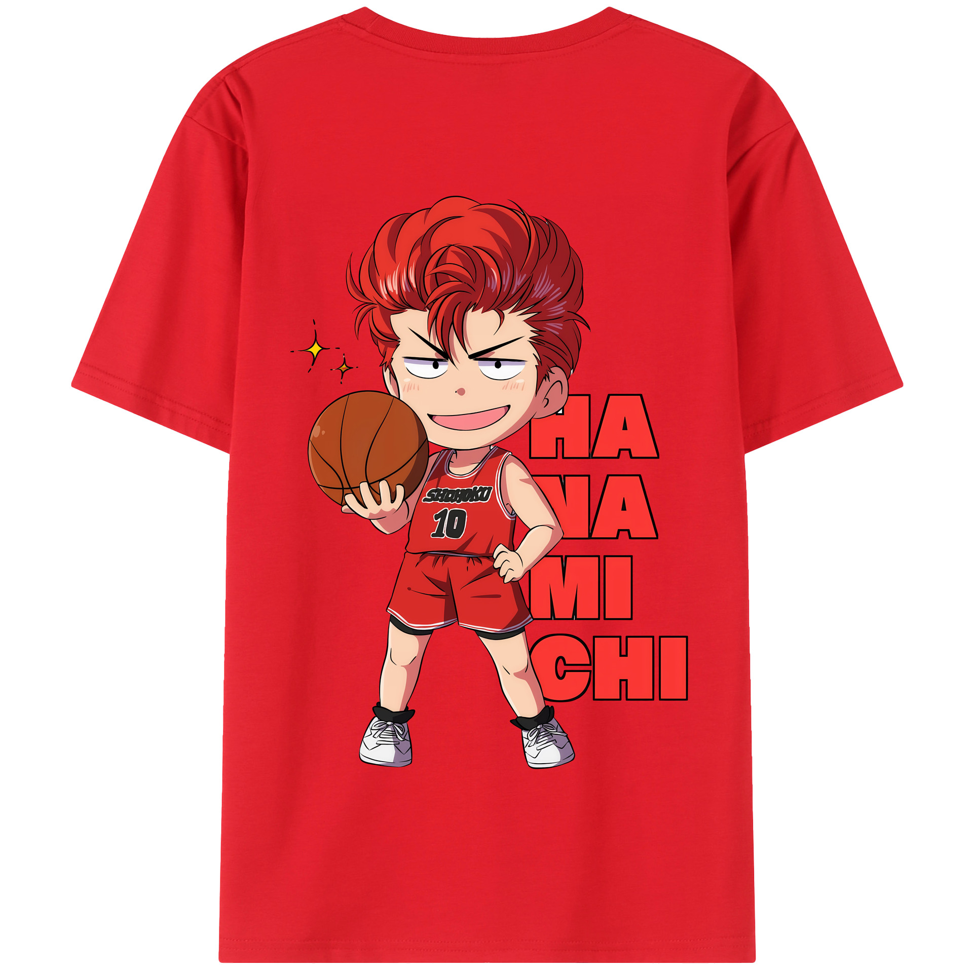 SLAM DUNK／スラムダンク 綿100％半袖Tシャツ（背面プリント）