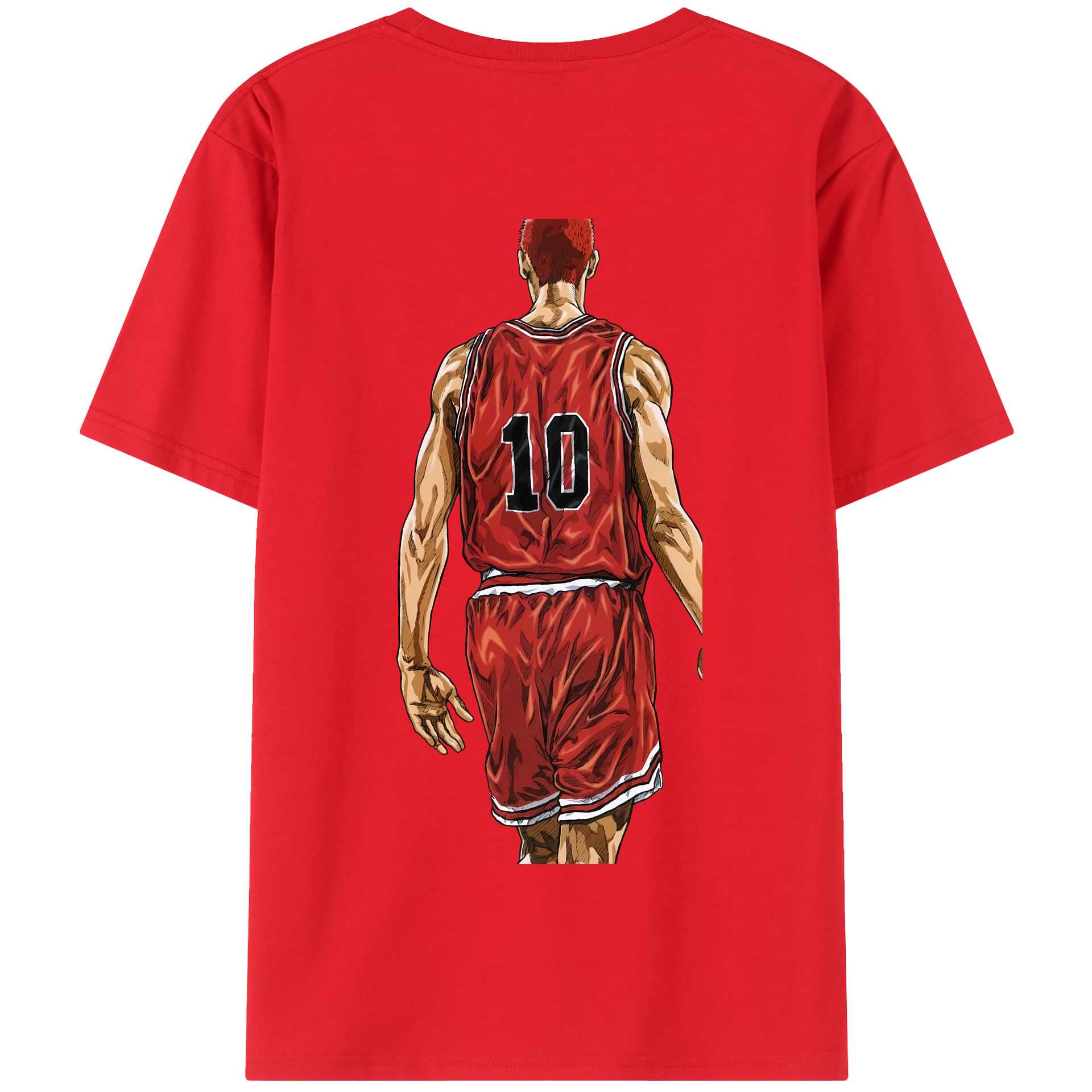 SLAM DUNK／スラムダンク 綿100％半袖Tシャツ（背面プリント）