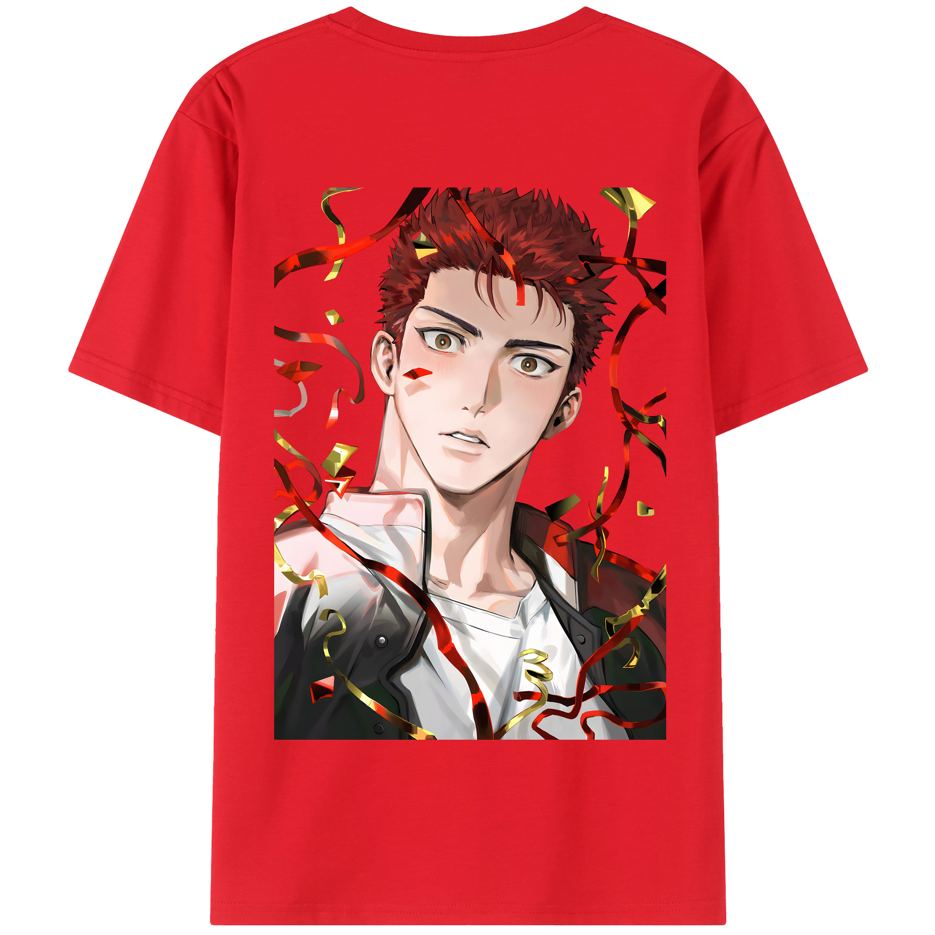 SLAM DUNK／スラムダンク 綿100％半袖Tシャツ（背面プリント）