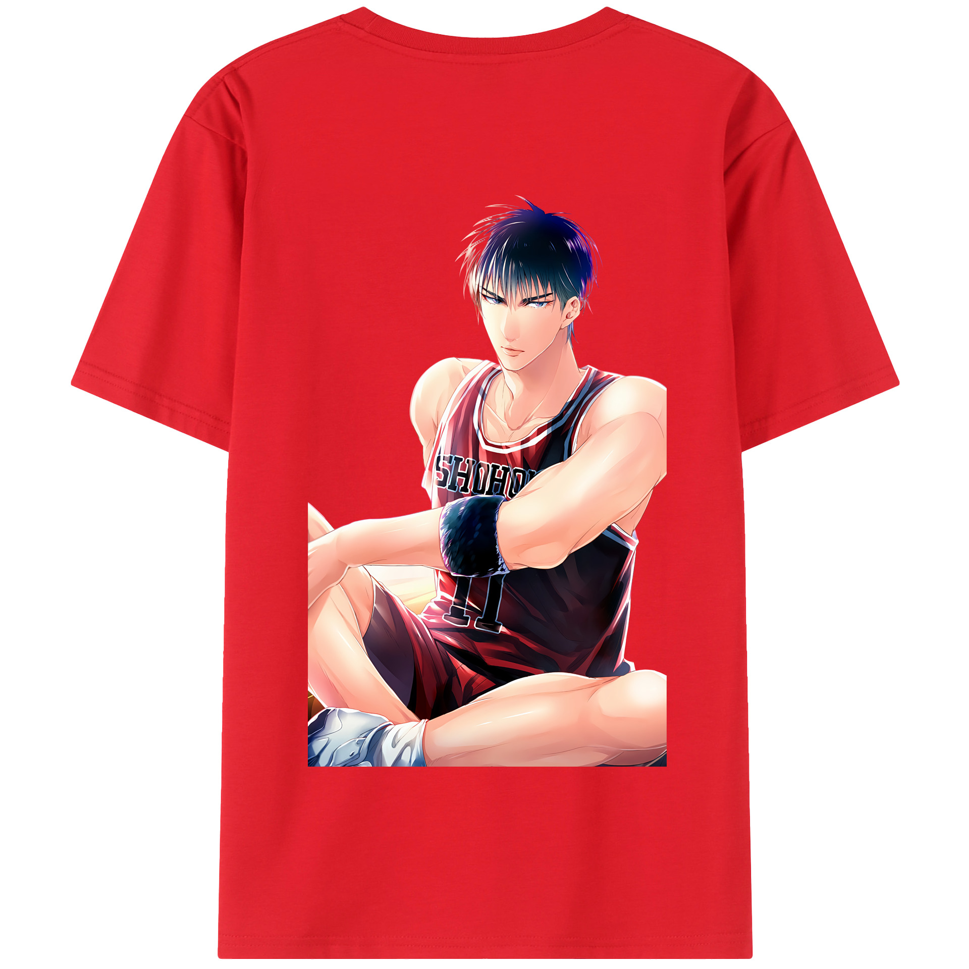 SLAM DUNK／スラムダンク 綿100％半袖Tシャツ（背面プリント）
