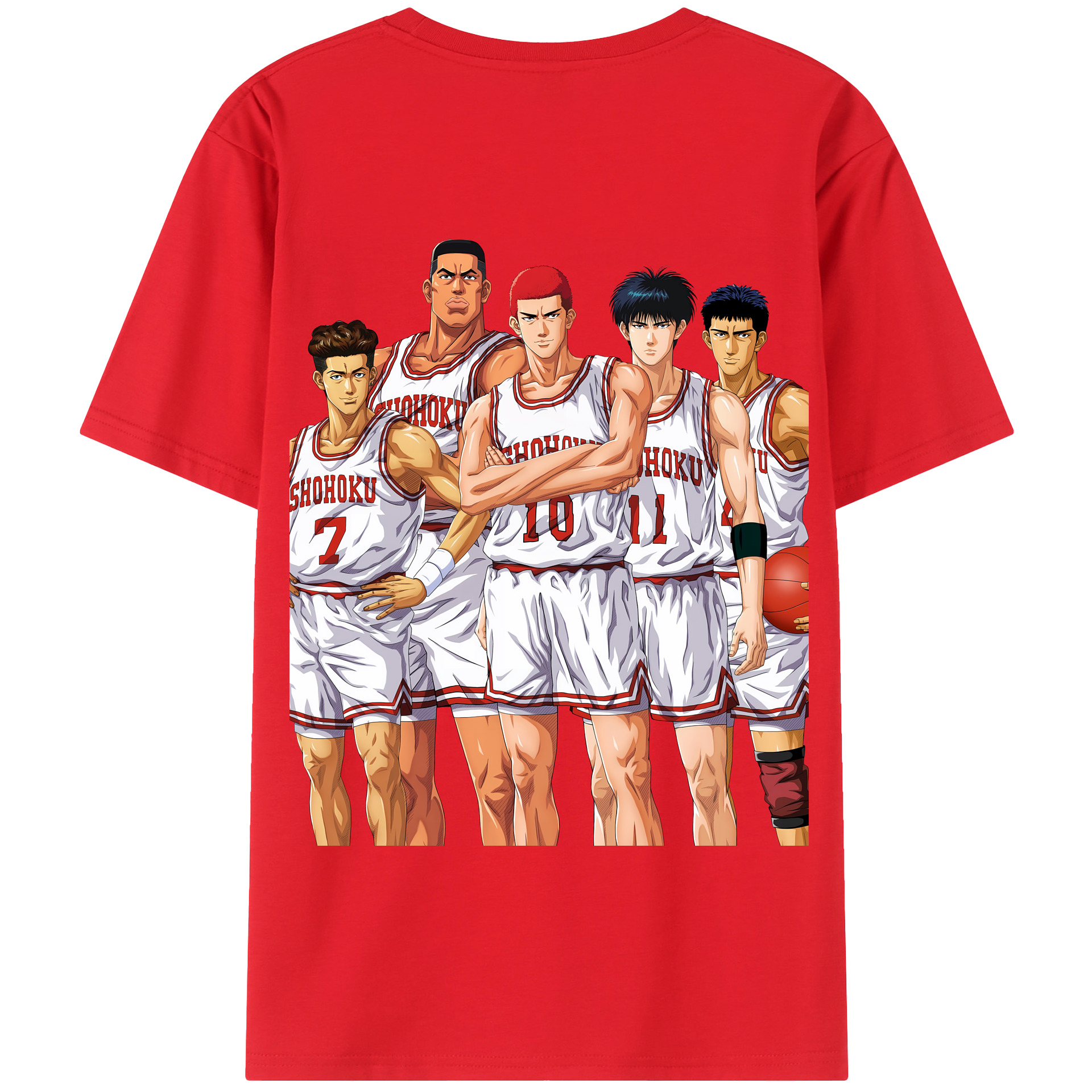 （画像用） SLAM DUNK／スラムダンク 綿100％半袖Tシャツ（背面プリント）