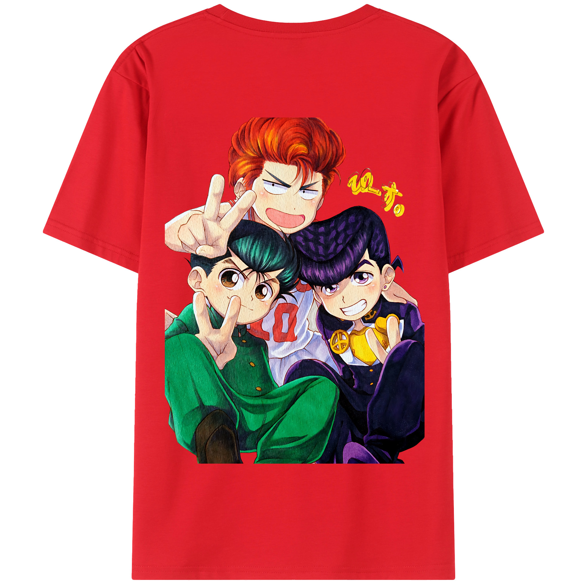 SLAM DUNK／スラムダンク 綿100％半袖Tシャツ（背面プリント）