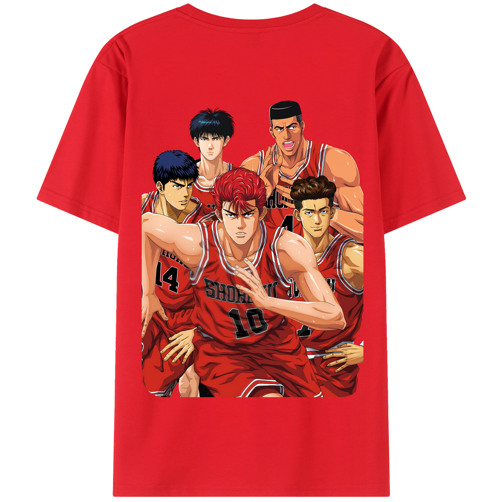 SLAM DUNK／スラムダンク 綿100％半袖Tシャツ（背面プリント）