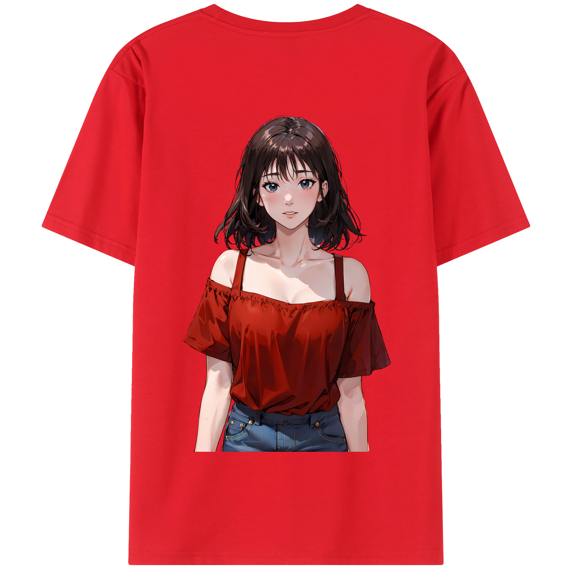 SLAM DUNK／スラムダンク 綿100％半袖Tシャツ（背面プリント）