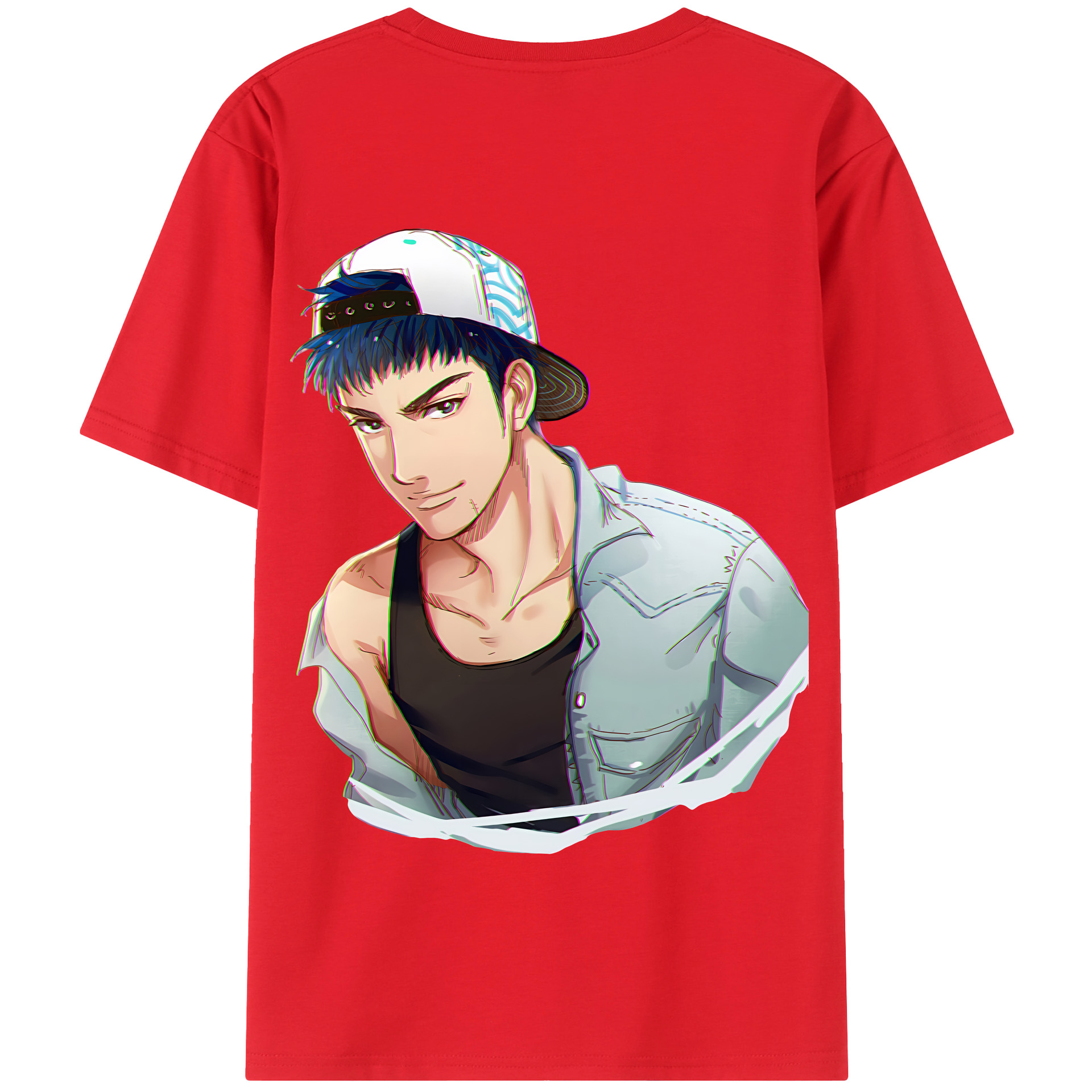 SLAM DUNK／スラムダンク 綿100％半袖Tシャツ（背面プリント）