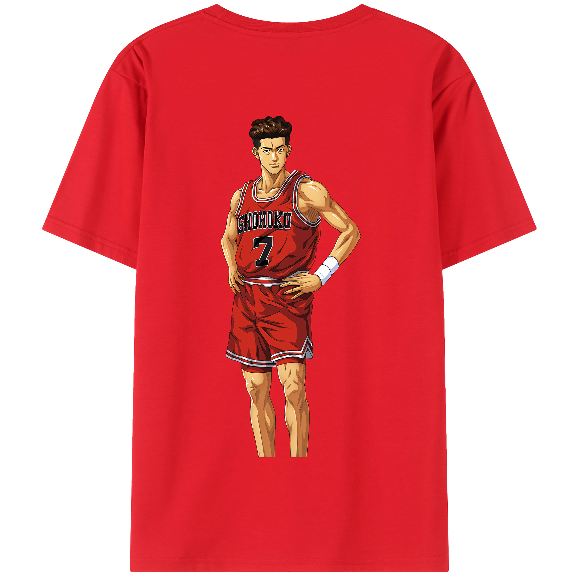 SLAM DUNK／スラムダンク 綿100％半袖Tシャツ（背面プリント）