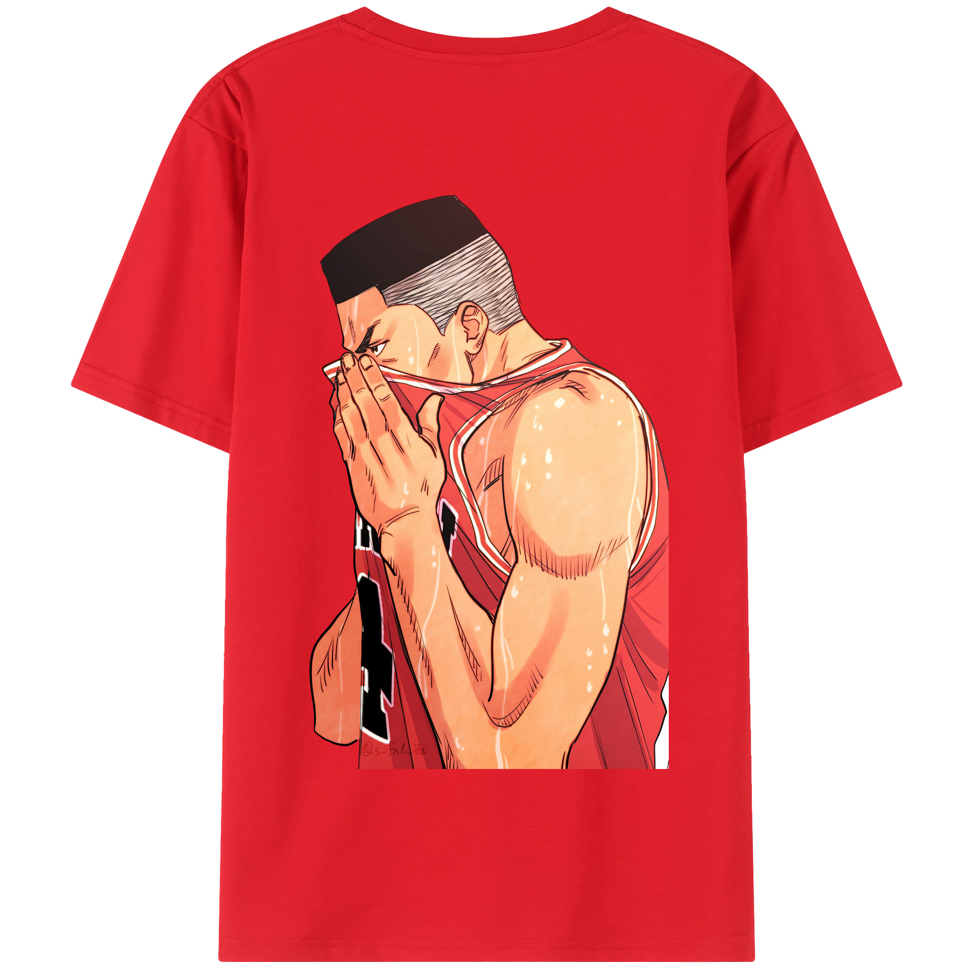 SLAM DUNK／スラムダンク 綿100％半袖Tシャツ（背面プリント）