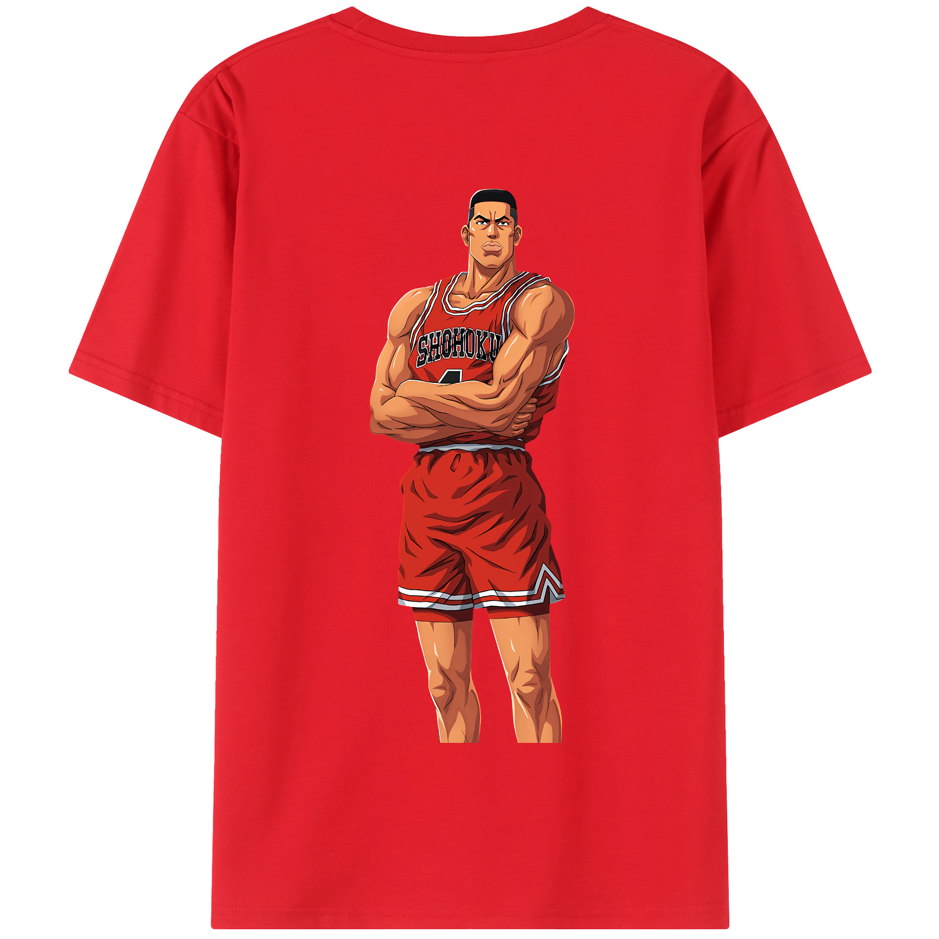 SLAM DUNK／スラムダンク 綿100％半袖Tシャツ（背面プリント）