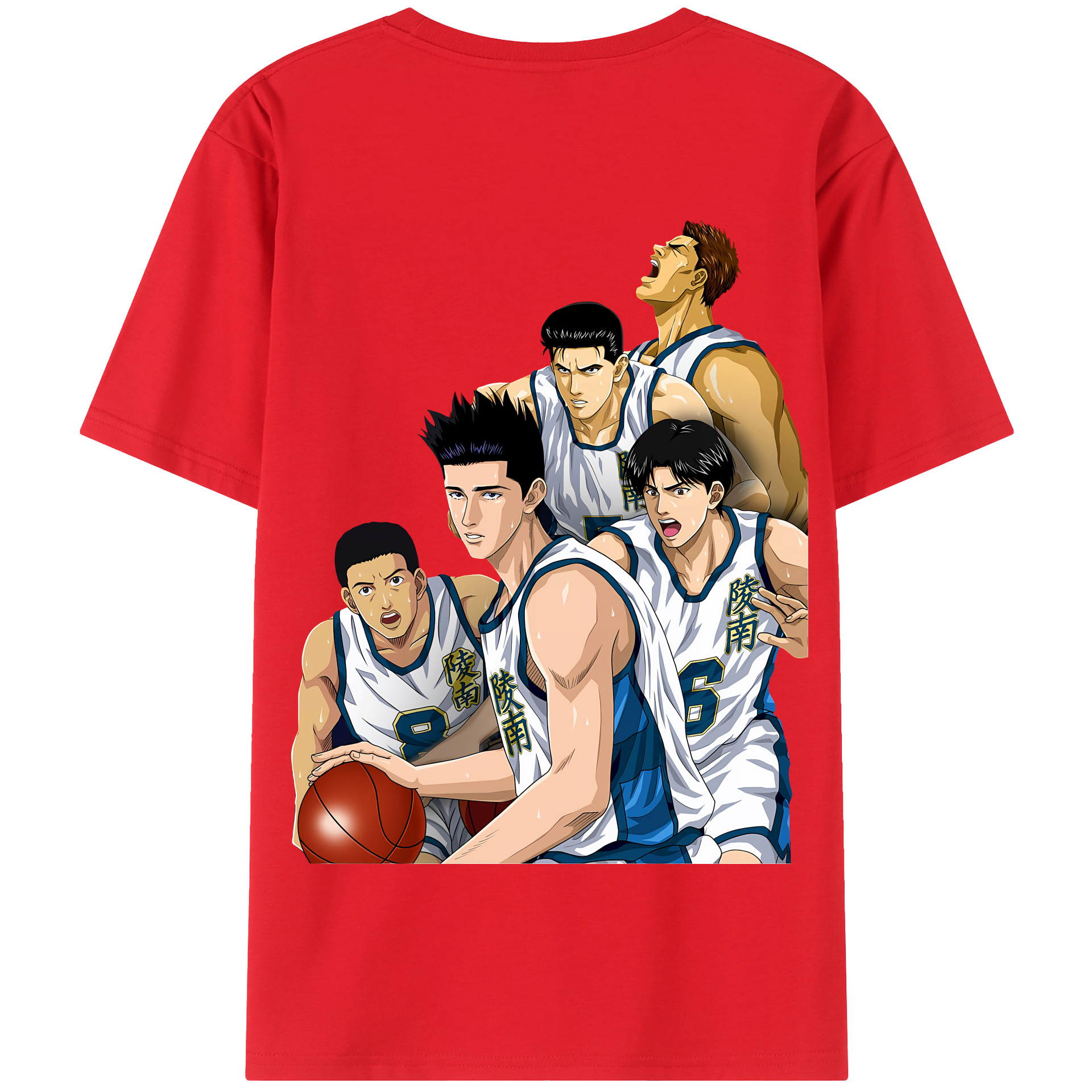 （画像用） SLAM DUNK／スラムダンク 綿100％半袖Tシャツ（背面プリント）