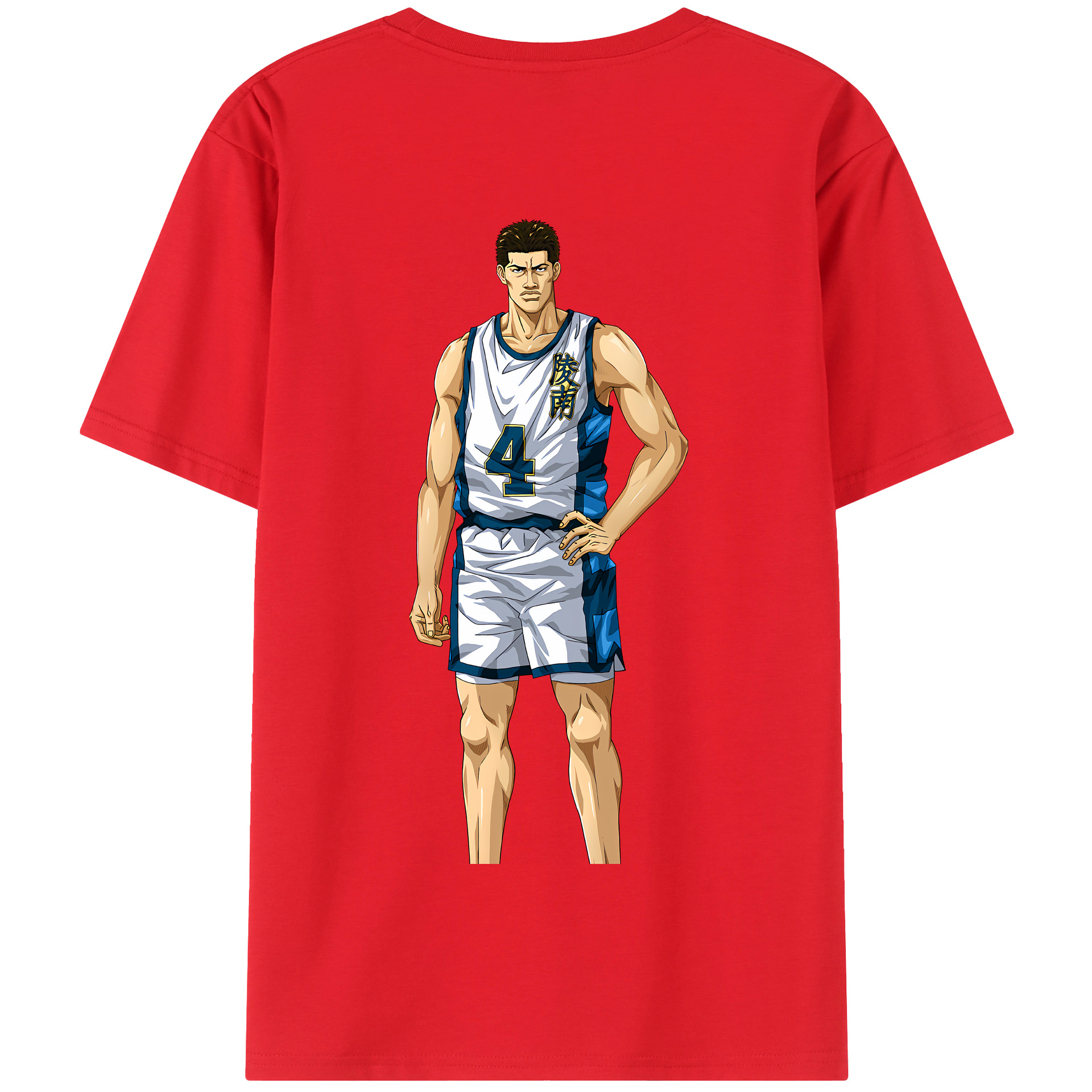 SLAM DUNK／スラムダンク 綿100％半袖Tシャツ（背面プリント）