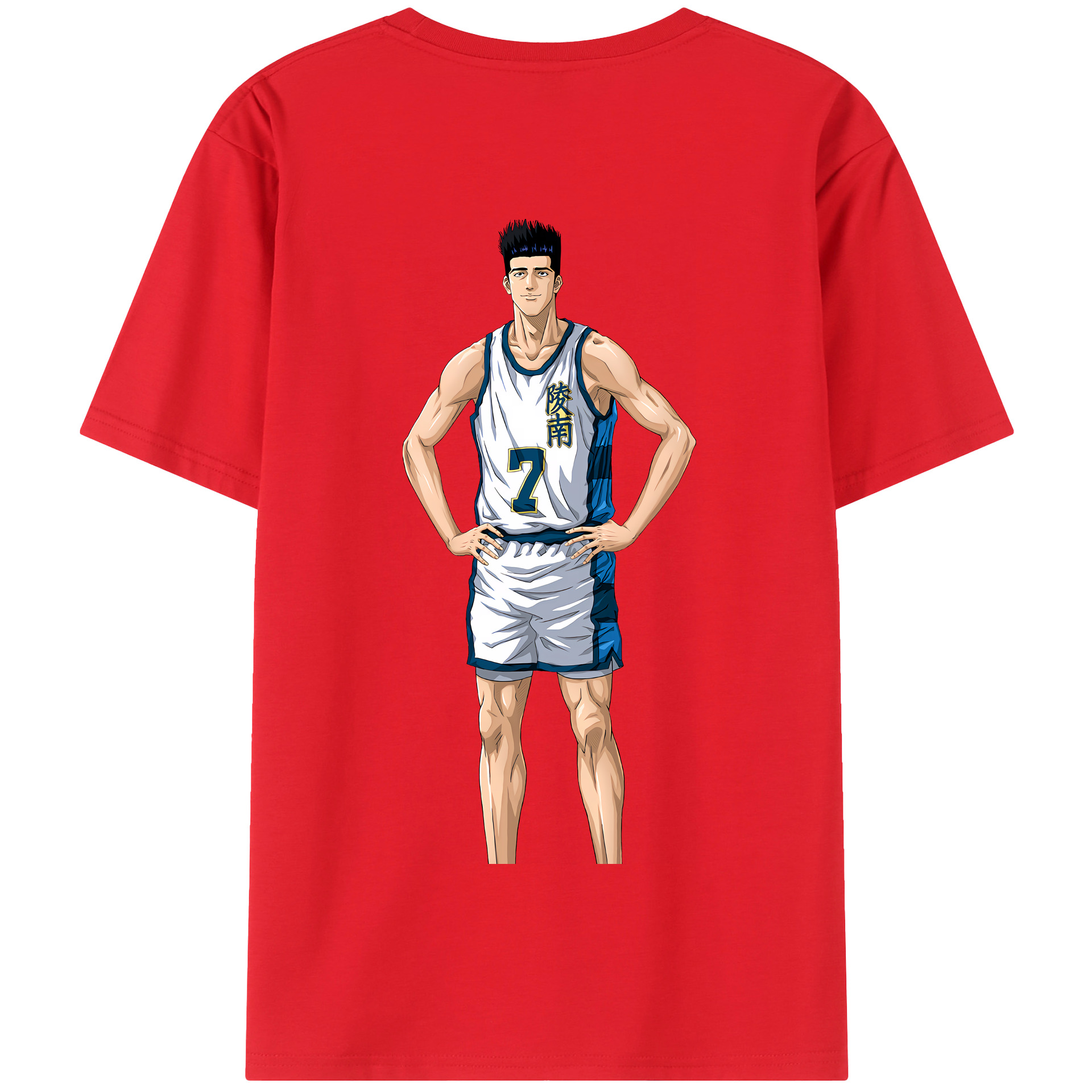 （画像用） SLAM DUNK／スラムダンク 綿100％半袖Tシャツ（背面プリント）