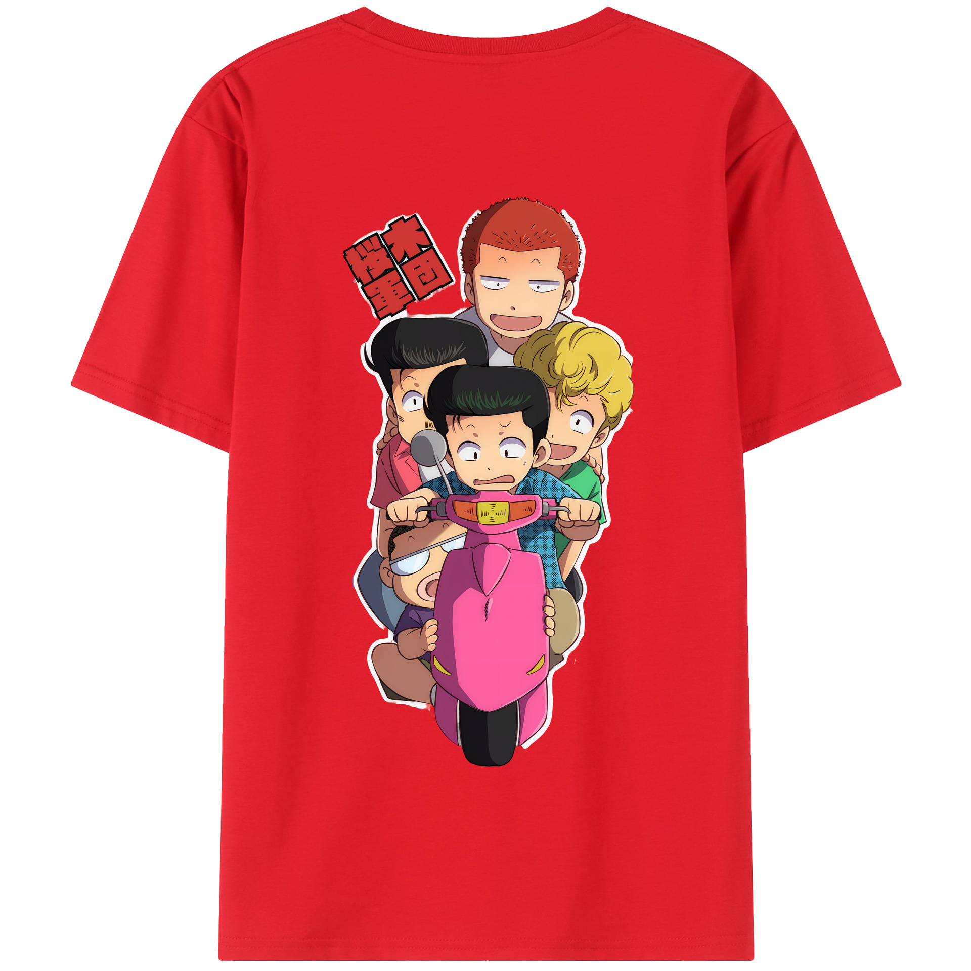 SLAM DUNK／スラムダンク 綿100％半袖Tシャツ（背面プリント）