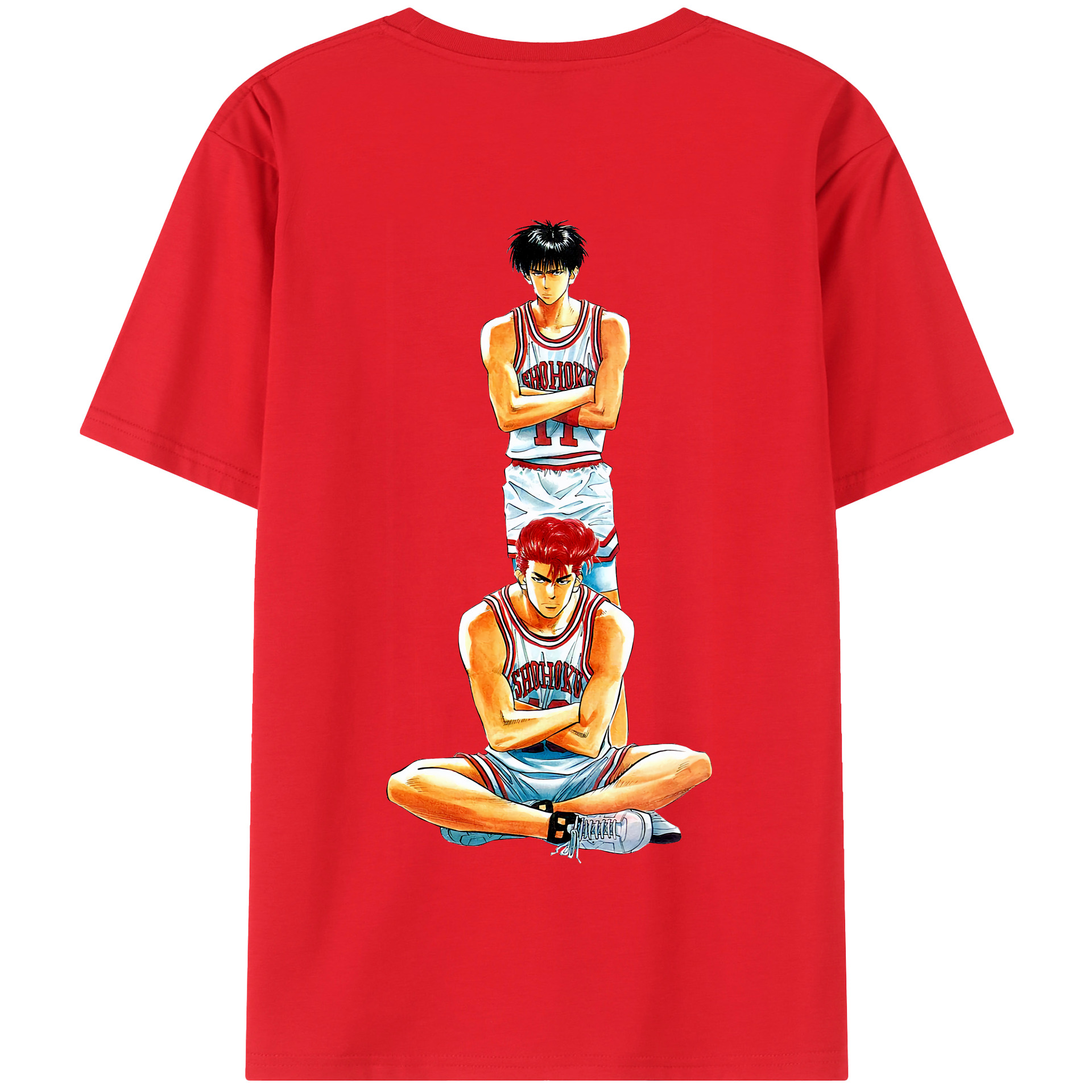 SLAM DUNK／スラムダンク 綿100％半袖Tシャツ（背面プリント）