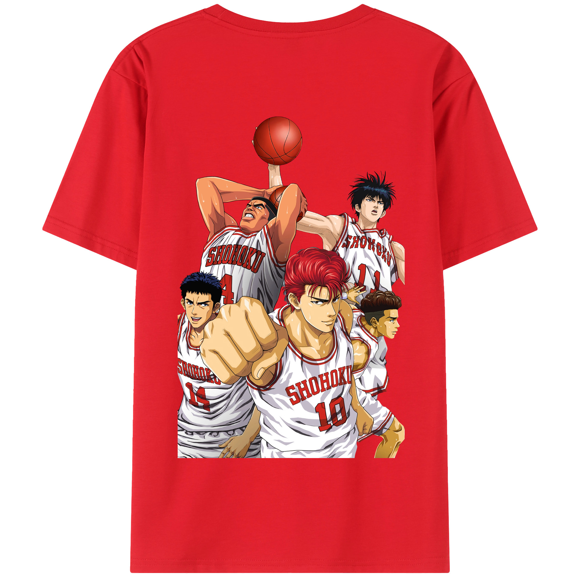 （画像用） SLAM DUNK／スラムダンク 綿100％半袖Tシャツ（背面プリント）