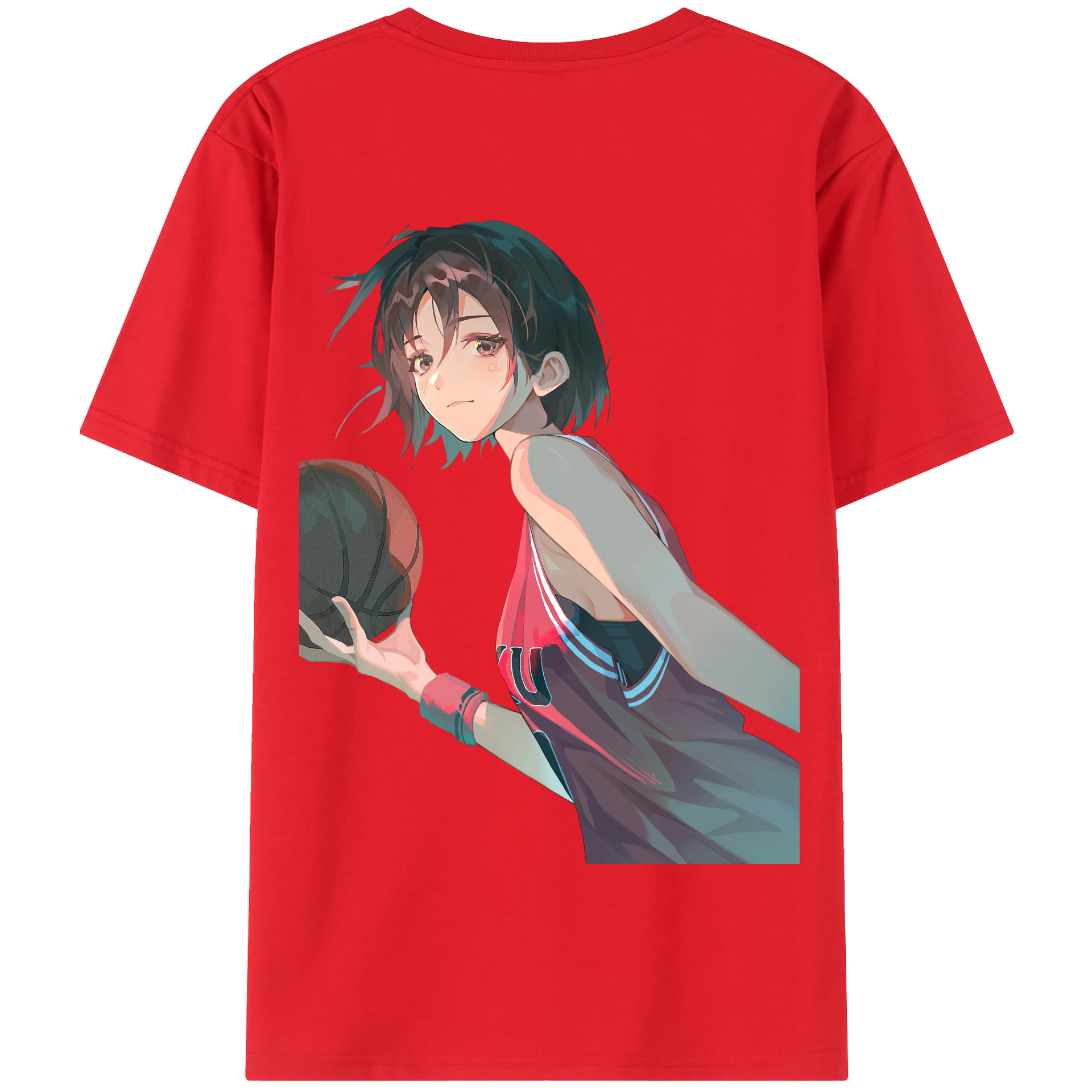 SLAM DUNK／スラムダンク 綿100％半袖Tシャツ（背面プリント）