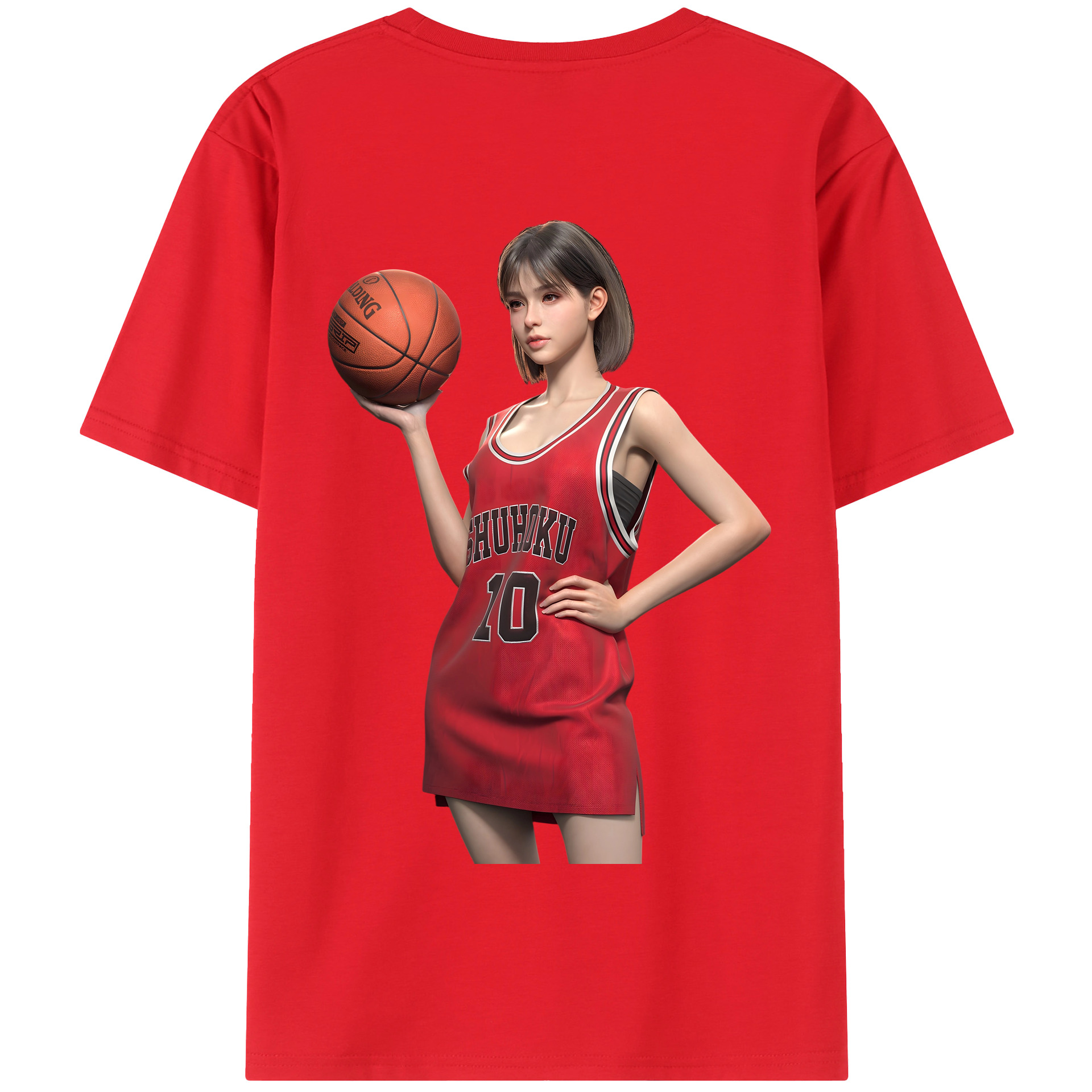 SLAM DUNK／スラムダンク 綿100％半袖Tシャツ（背面プリント）