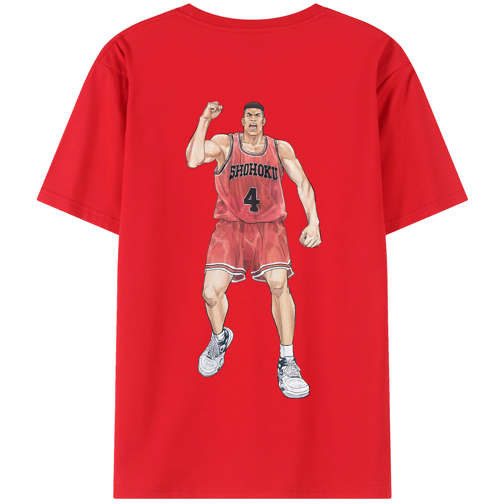 SLAM DUNK／スラムダンク 綿100％半袖Tシャツ（背面プリント）