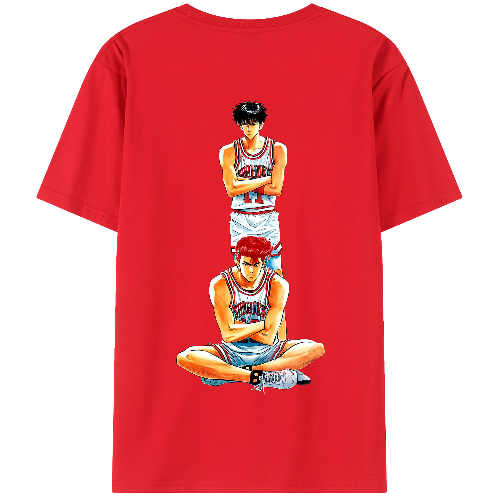SLAM DUNK／スラムダンク 綿100％半袖Tシャツ（背面プリント）