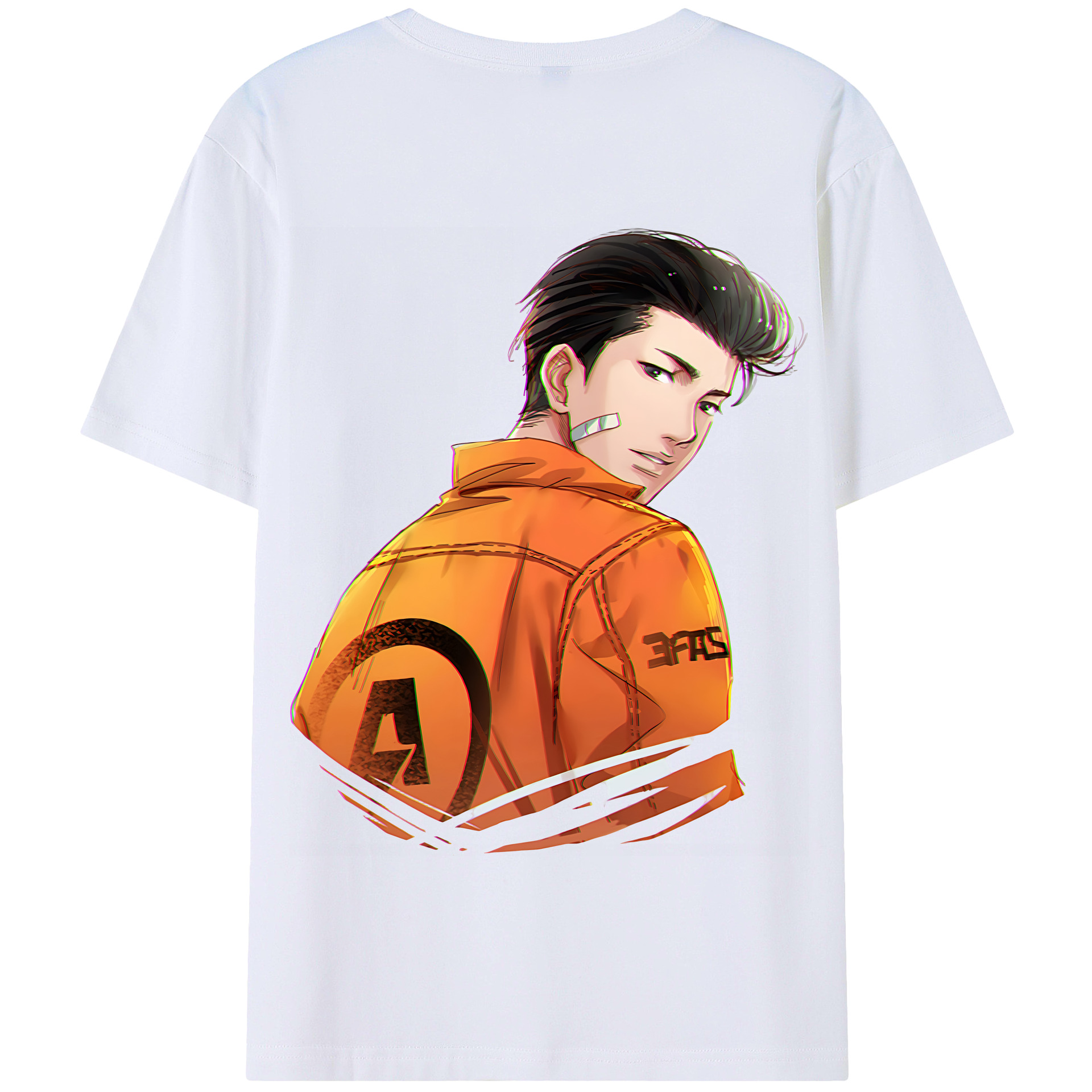 SLAM DUNK／スラムダンク 綿100％半袖Tシャツ（背面プリント）