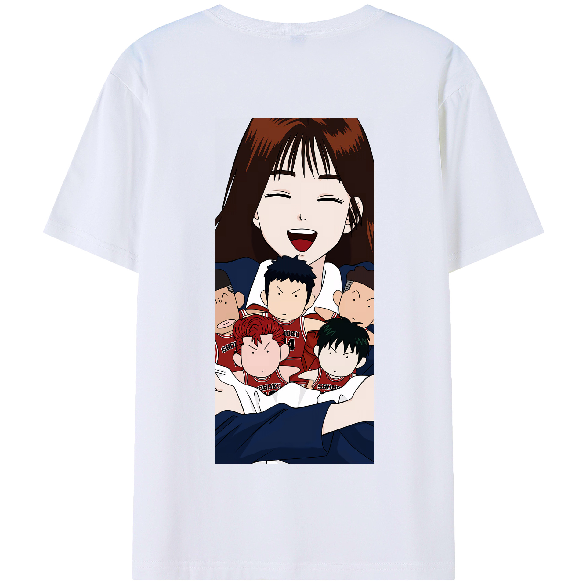 SLAM DUNK／スラムダンク 綿100％半袖Tシャツ（背面プリント）