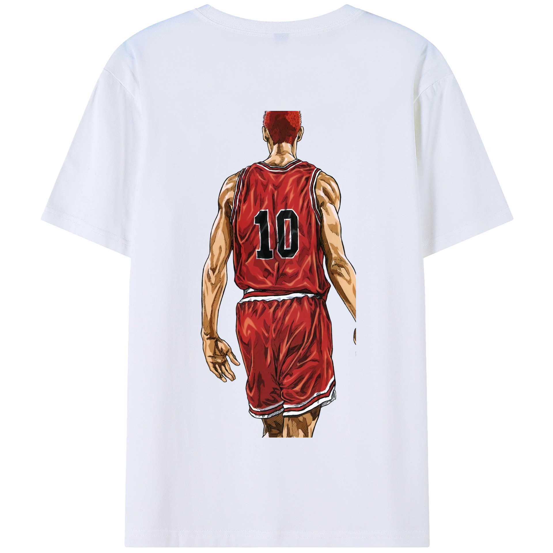 SLAM DUNK／スラムダンク 綿100％半袖Tシャツ（背面プリント）