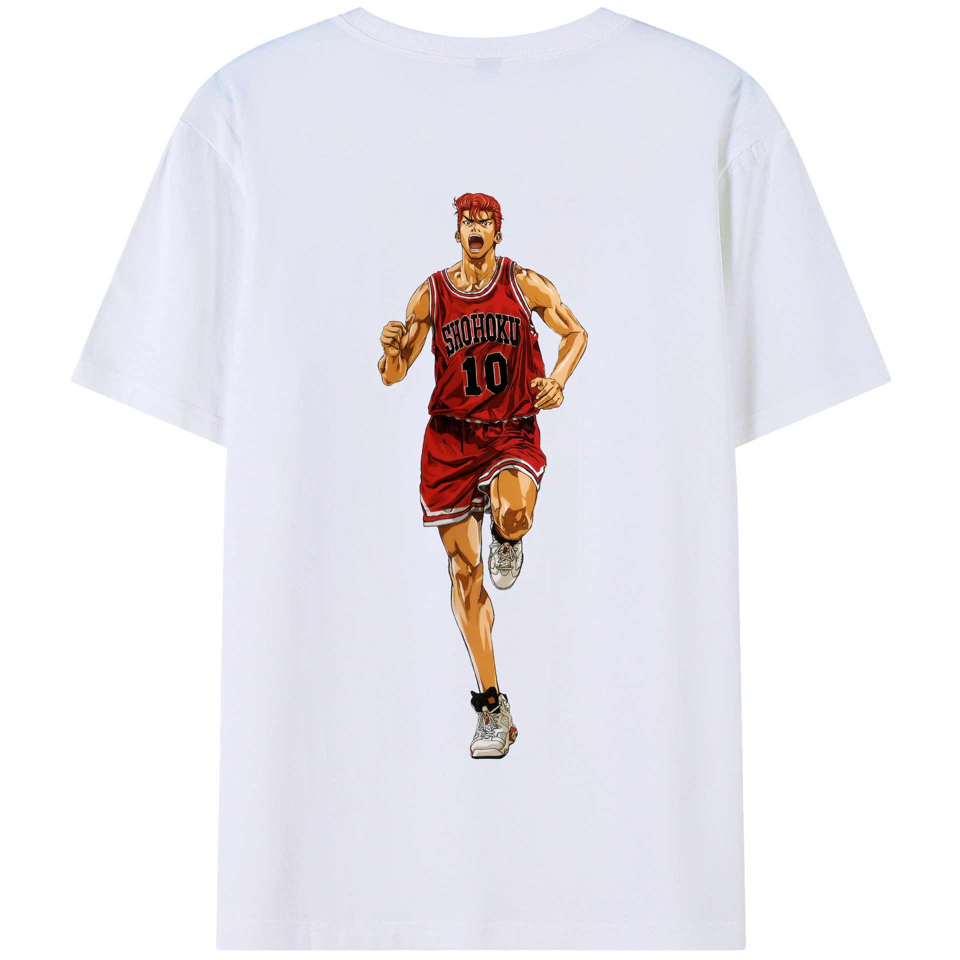 SLAM DUNK／スラムダンク 綿100％半袖Tシャツ（背面プリント）