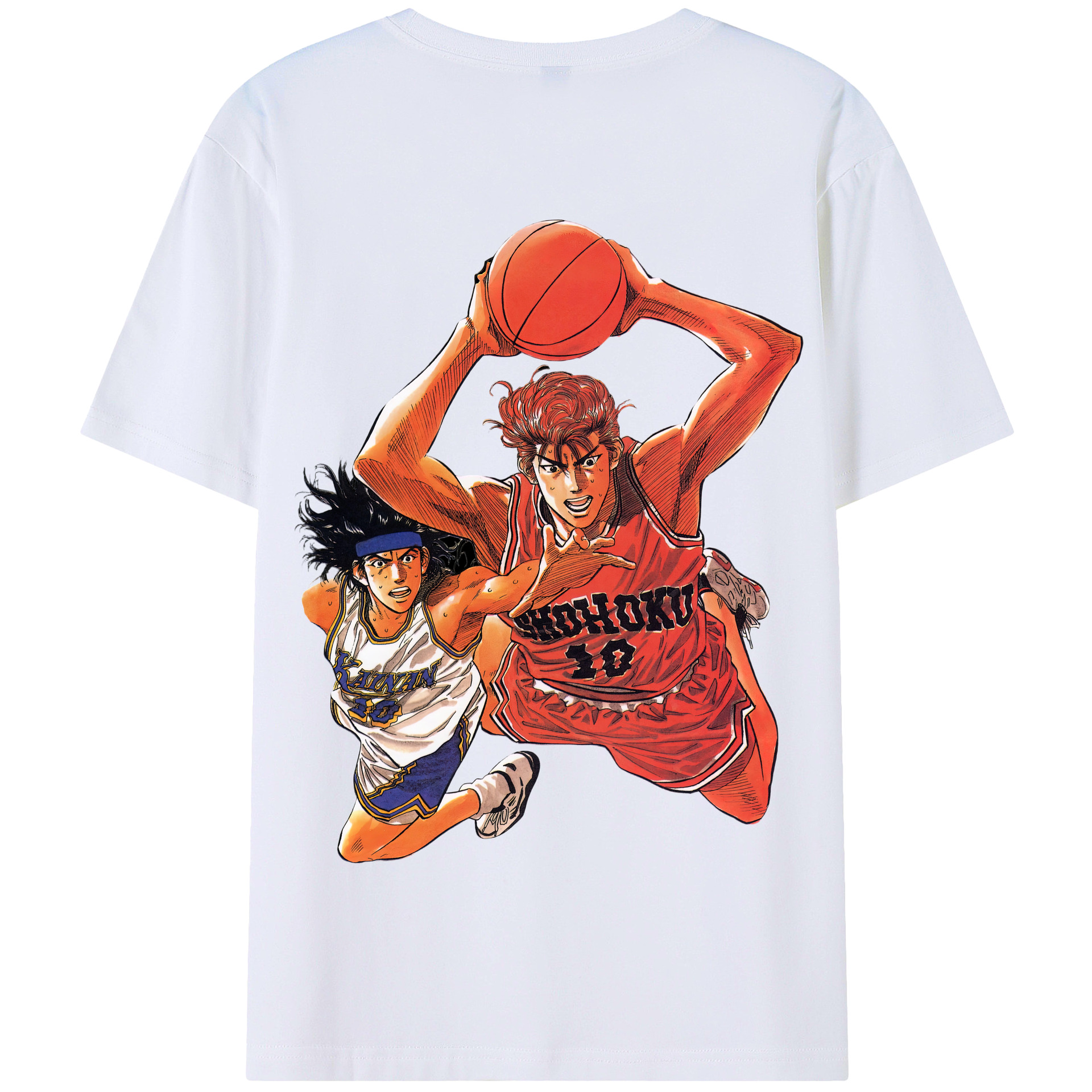 （画像用） SLAM DUNK／スラムダンク 綿100％半袖Tシャツ（背面プリント）