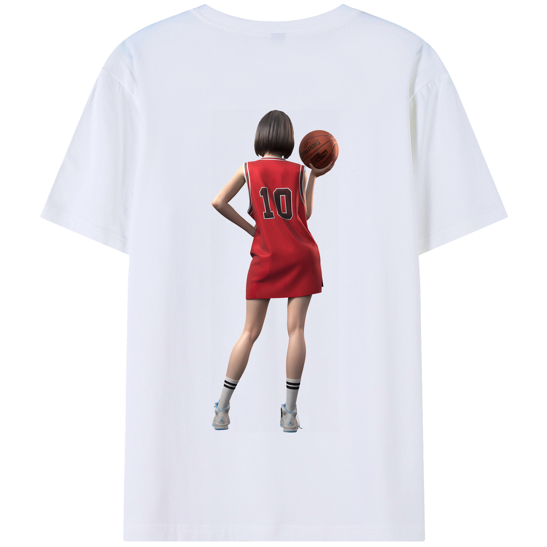 SLAM DUNK／スラムダンク 綿100％半袖Tシャツ（背面プリント）