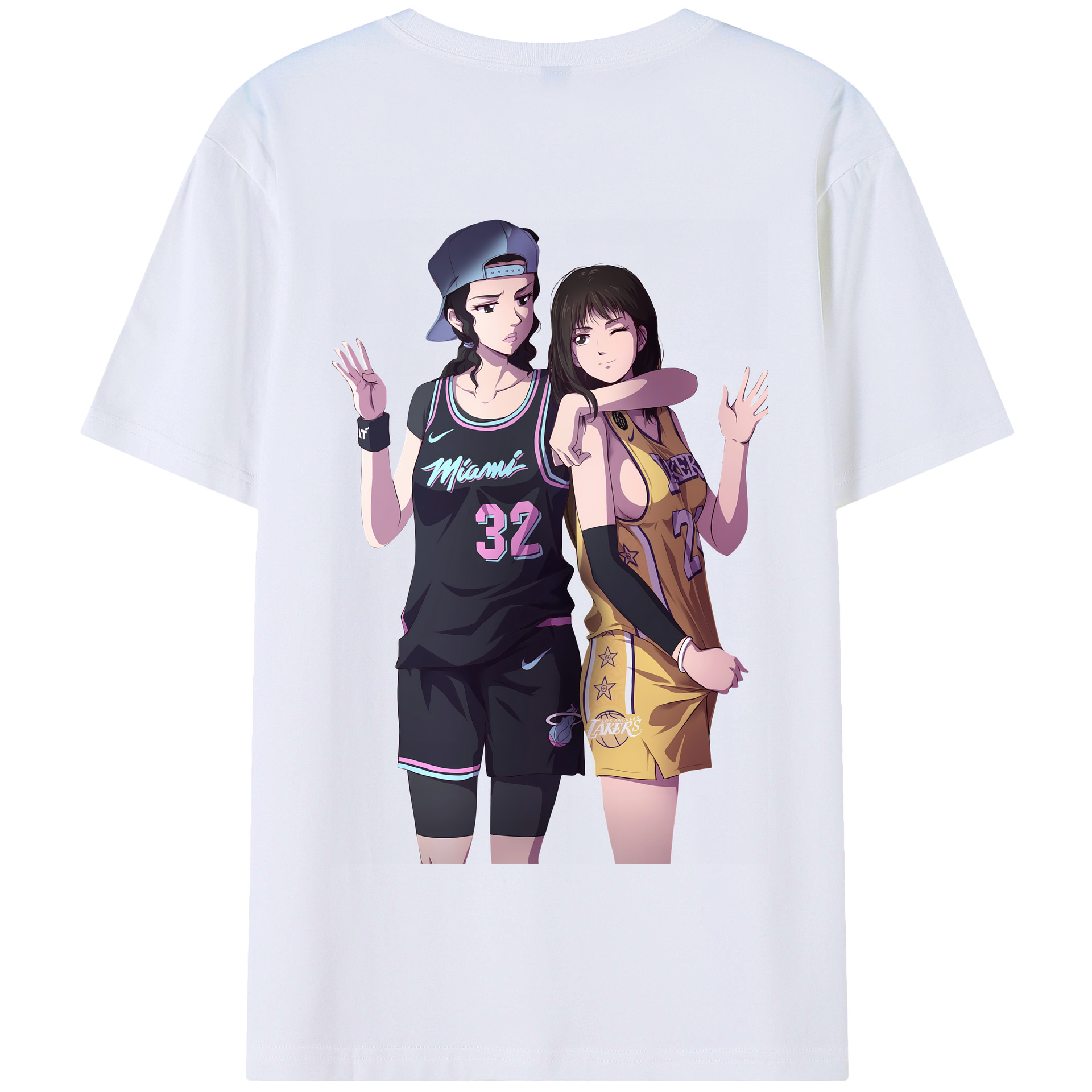 （画像用） SLAM DUNK／スラムダンク 綿100％半袖Tシャツ（背面プリント）