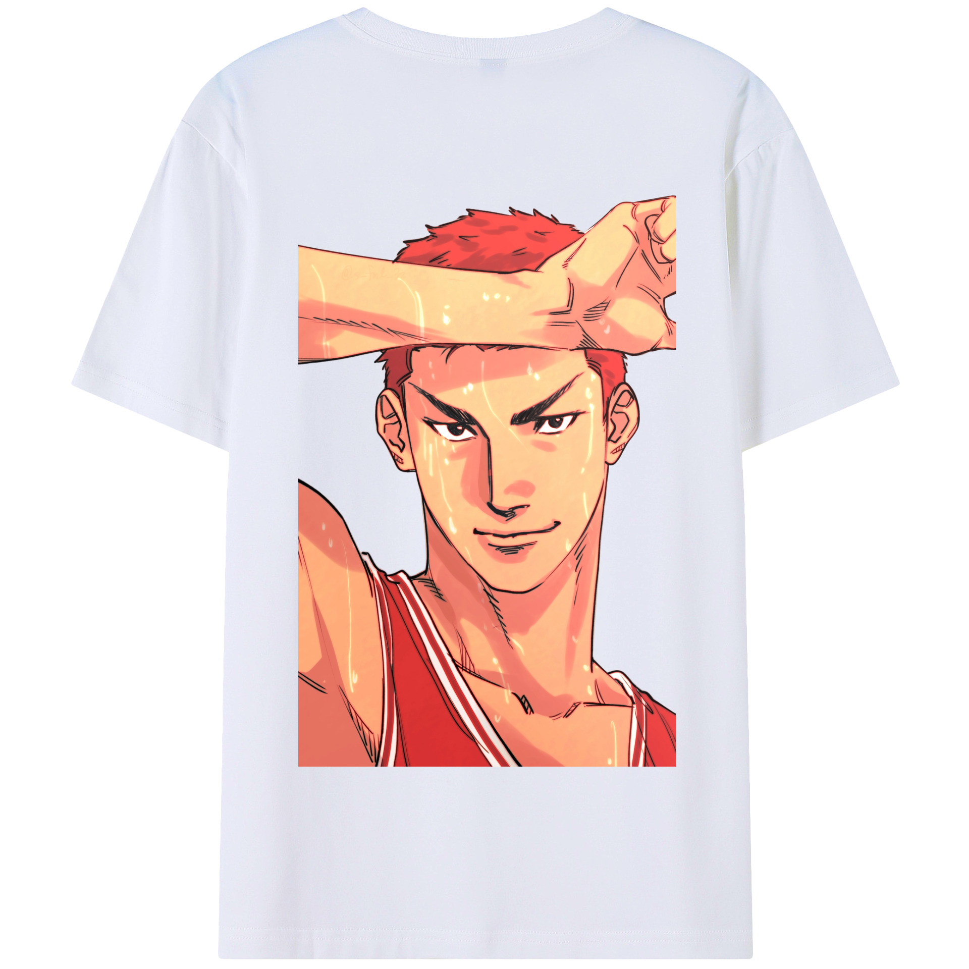 SLAM DUNK／スラムダンク 綿100％半袖Tシャツ（背面プリント）