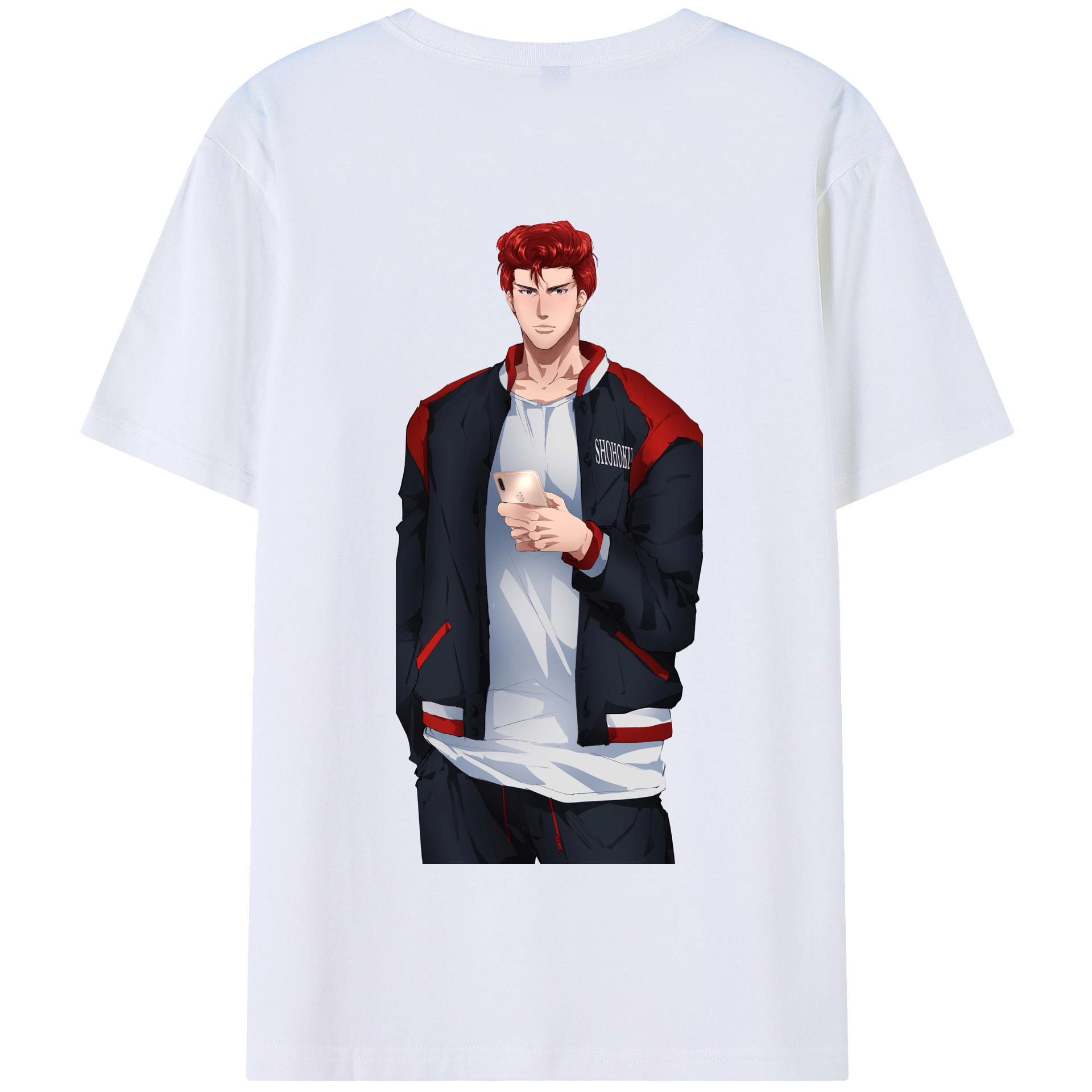 SLAM DUNK／スラムダンク 綿100％半袖Tシャツ（背面プリント）