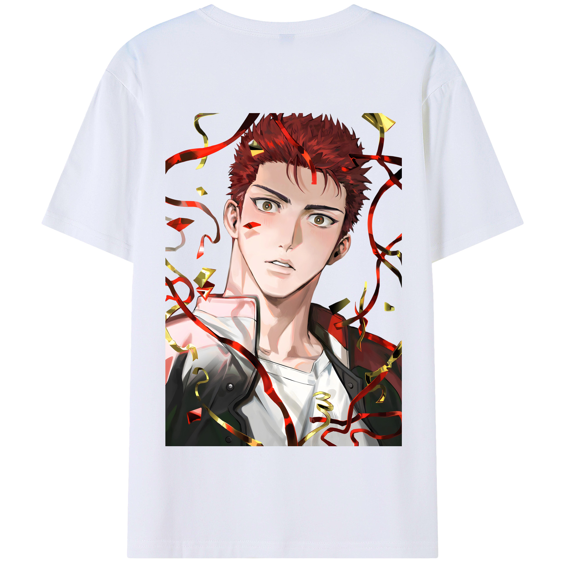 SLAM DUNK／スラムダンク 綿100％半袖Tシャツ（背面プリント）