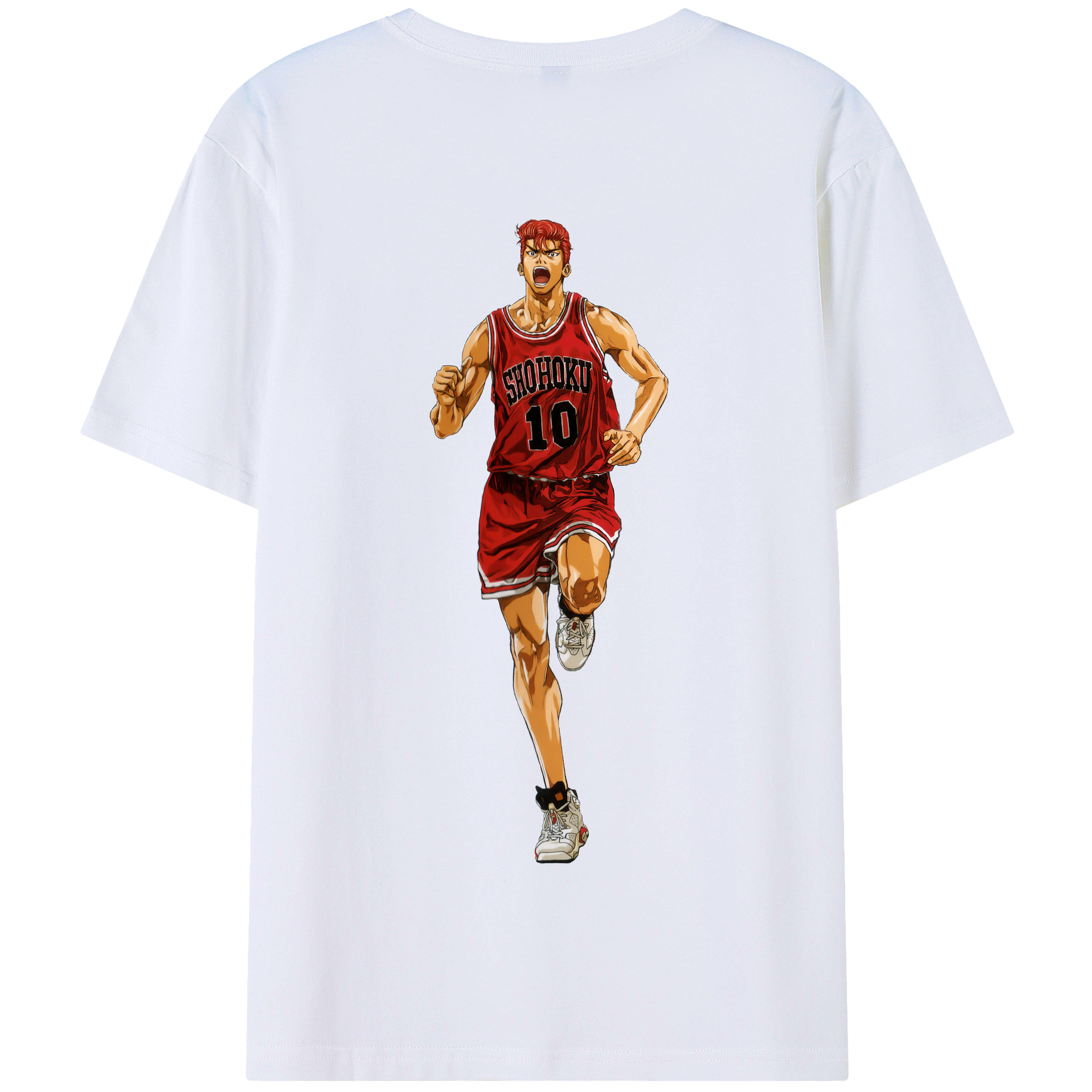 SLAM DUNK／スラムダンク 綿100％半袖Tシャツ（背面プリント）