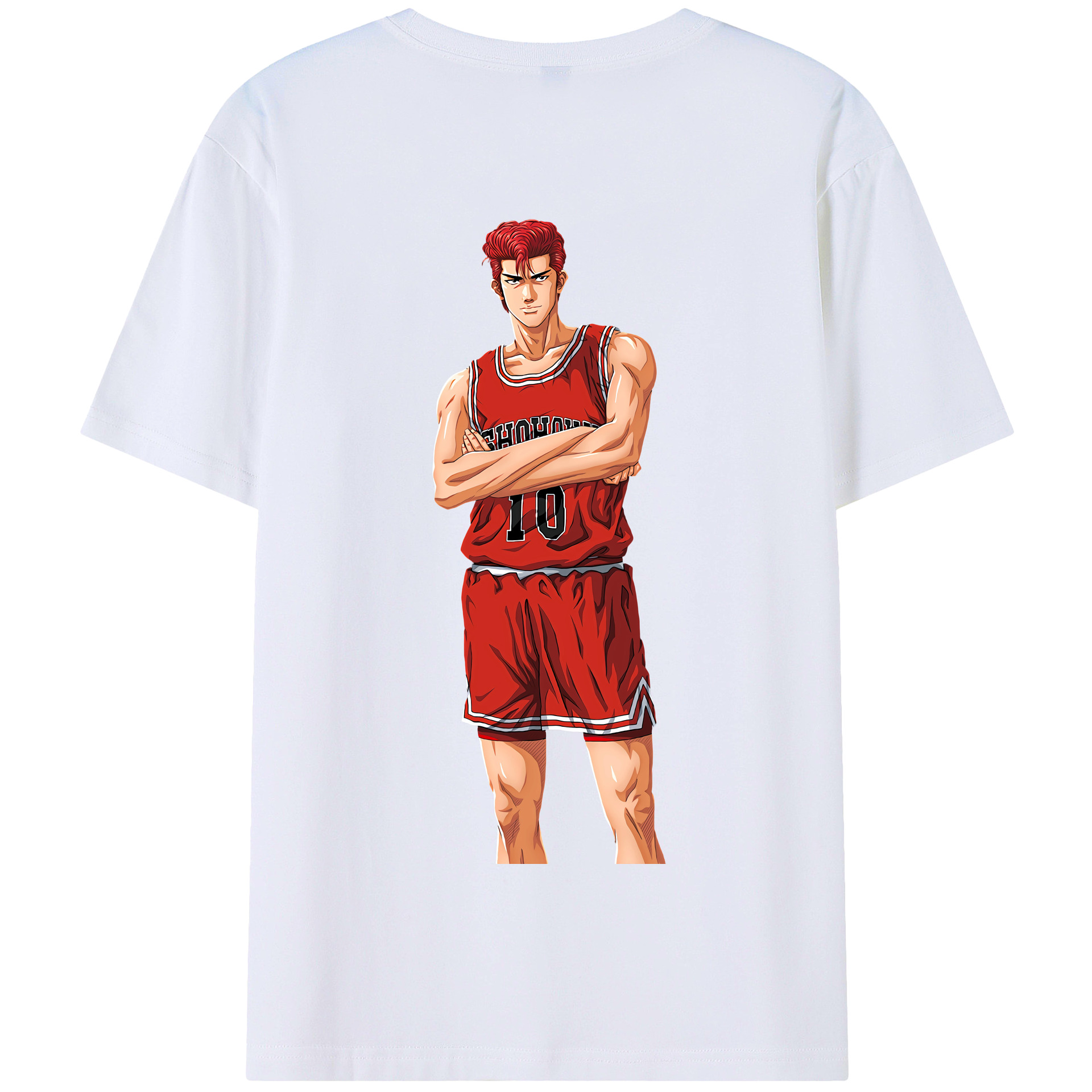 SLAM DUNK／スラムダンク 綿100％半袖Tシャツ（背面プリント）