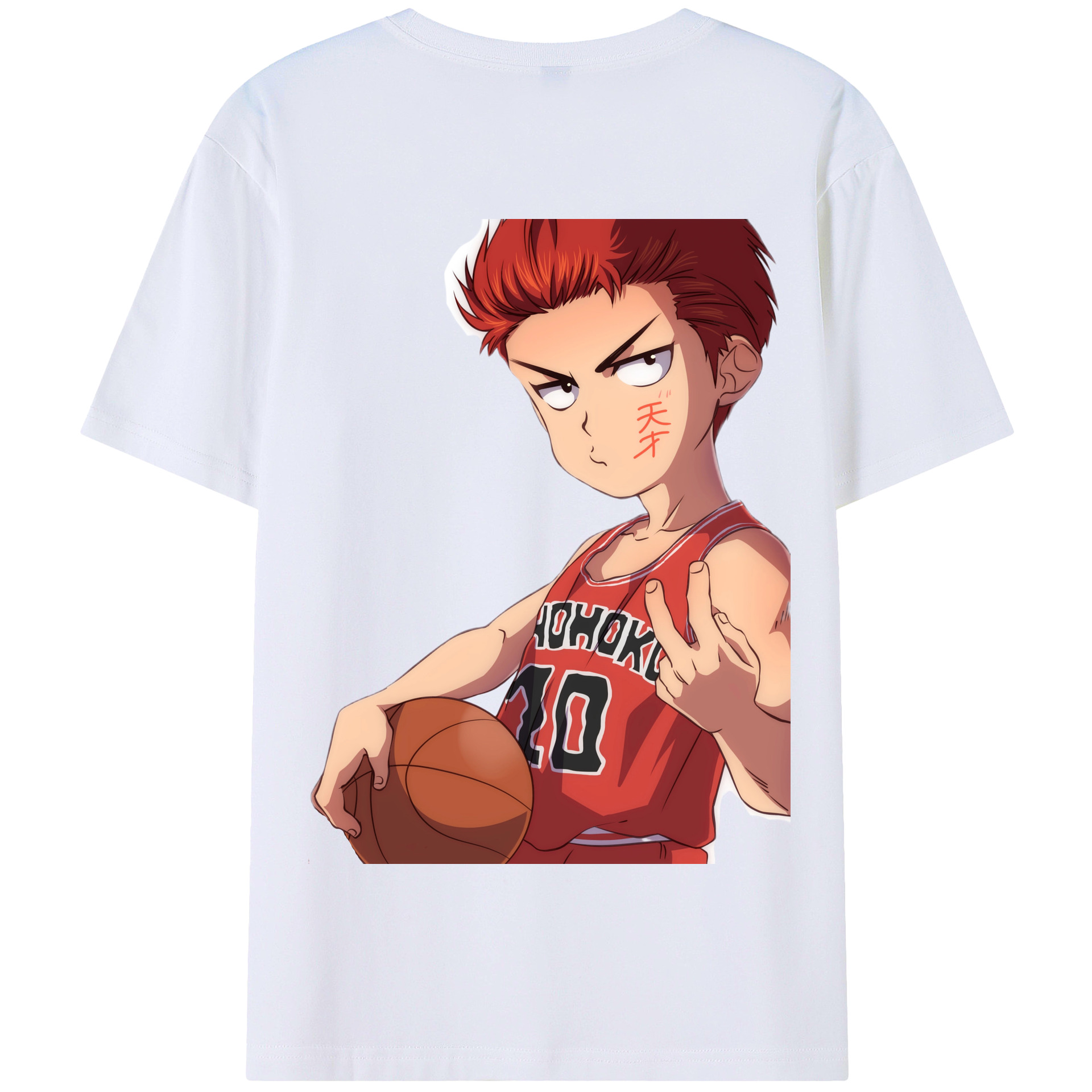 SLAM DUNK／スラムダンク 綿100％半袖Tシャツ（背面プリント）