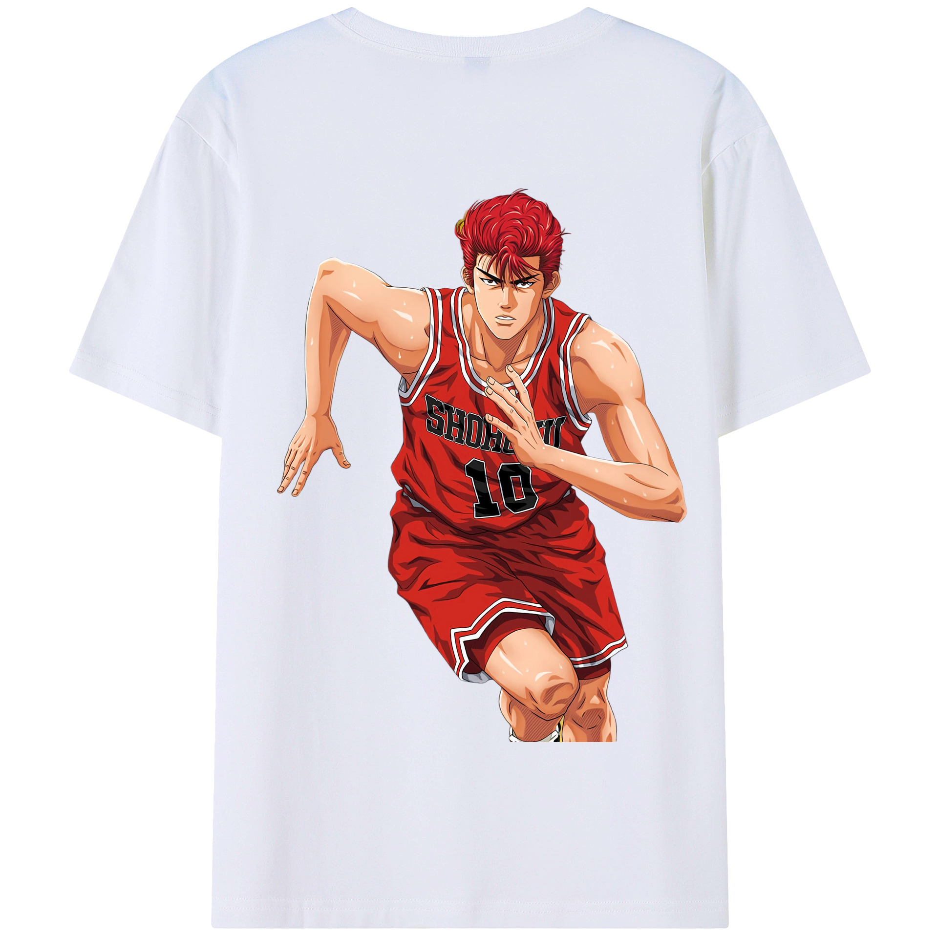 SLAM DUNK／スラムダンク 綿100％半袖Tシャツ（背面プリント）