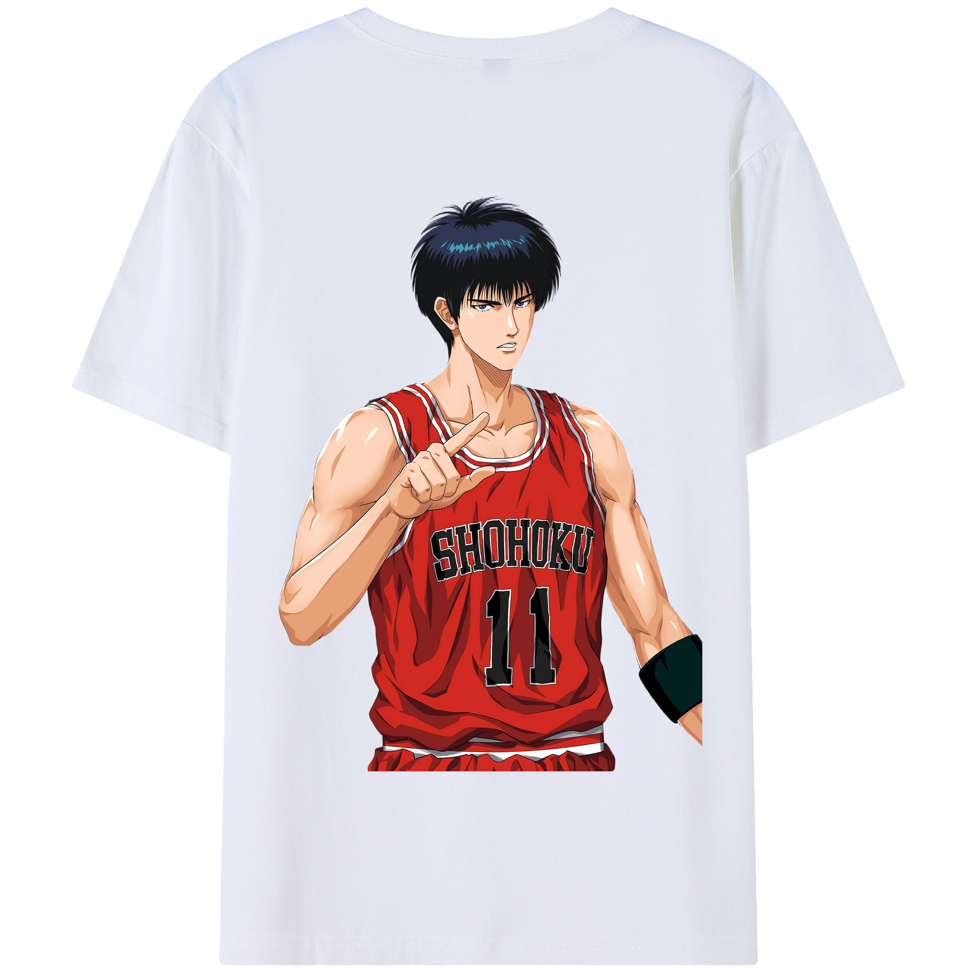 SLAM DUNK／スラムダンク 綿100％半袖Tシャツ（背面プリント）